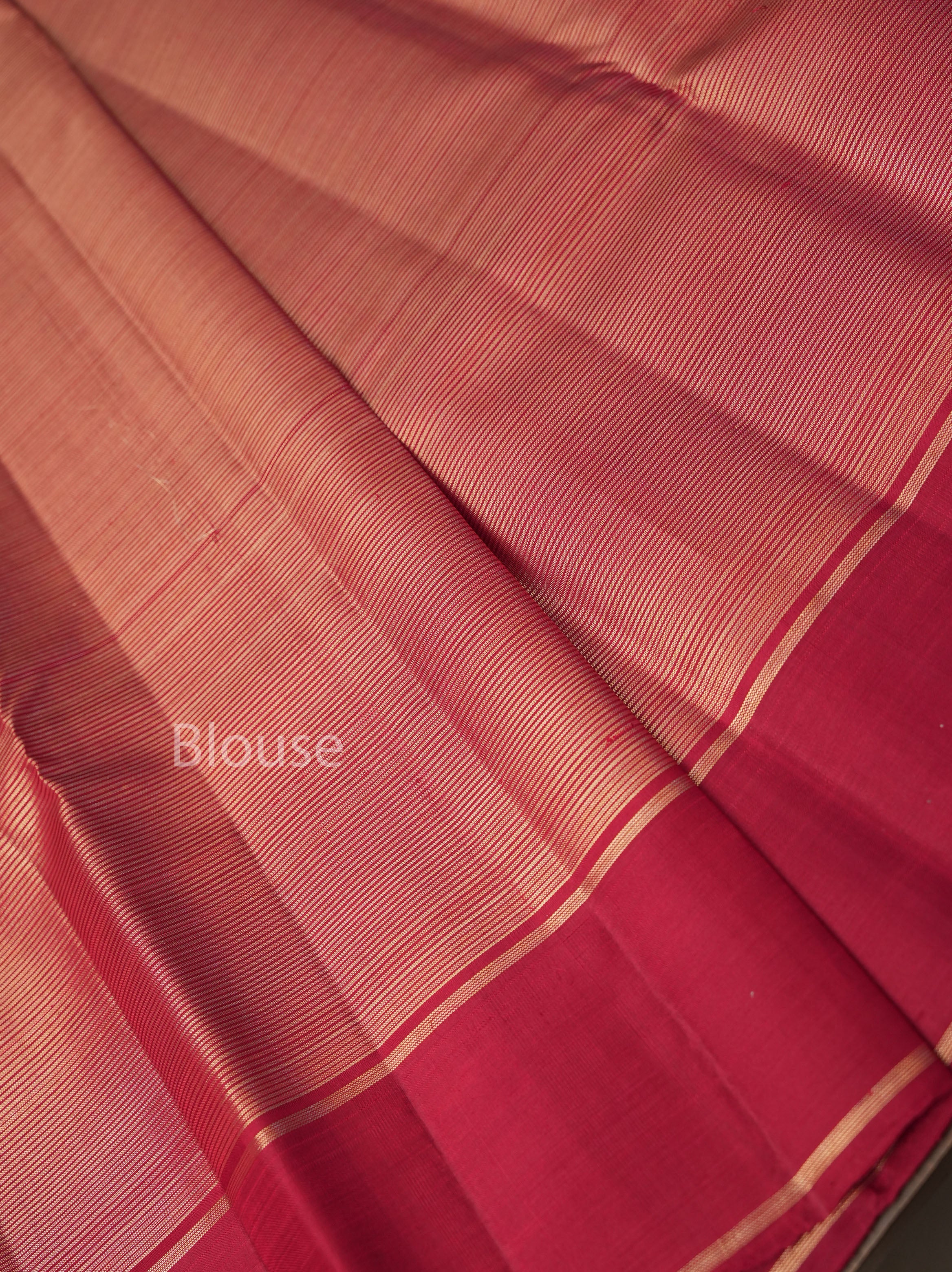 Maroon Pure Kanchivaram Silk Saree
