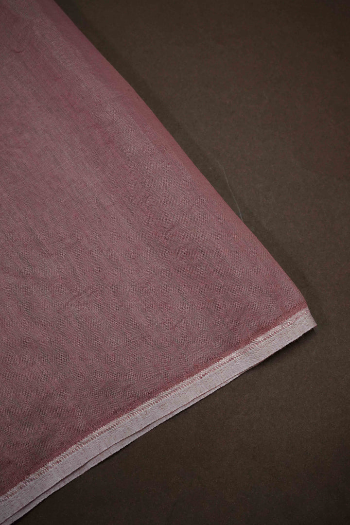 ROSE GOLD JAMDANI COTTON SAREE - Queens Jewel Emporium