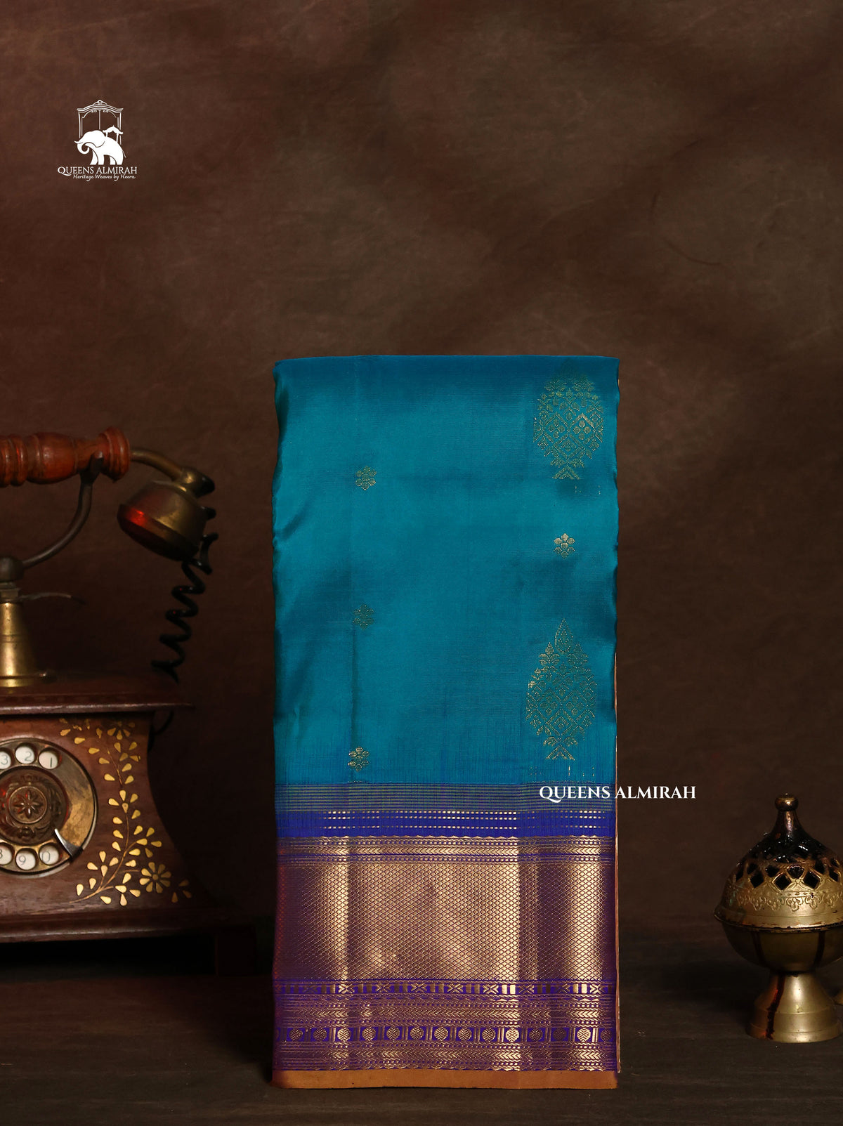 Blue Pure Kanchivaram Silk Saree