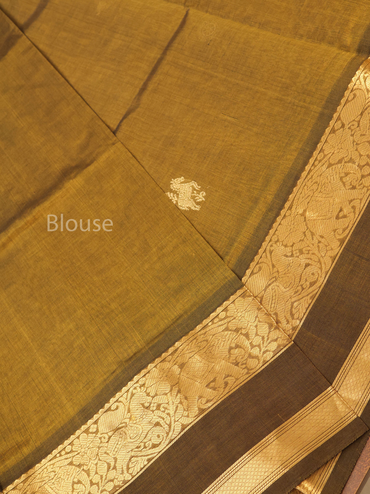Algae Green Chettinad Silk Cotton Saree