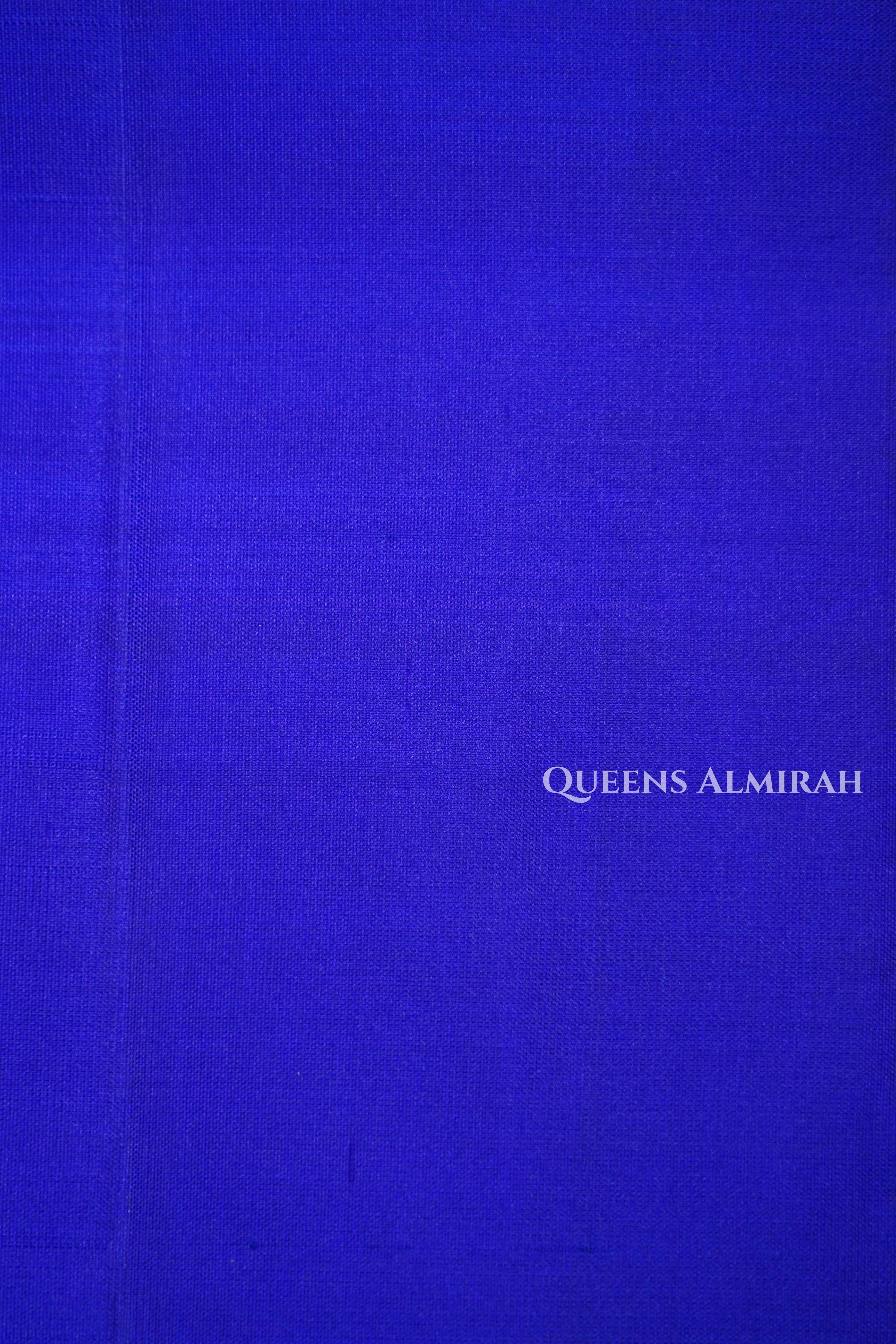 Royal Blue Pure Kanchivaram Silk Saree