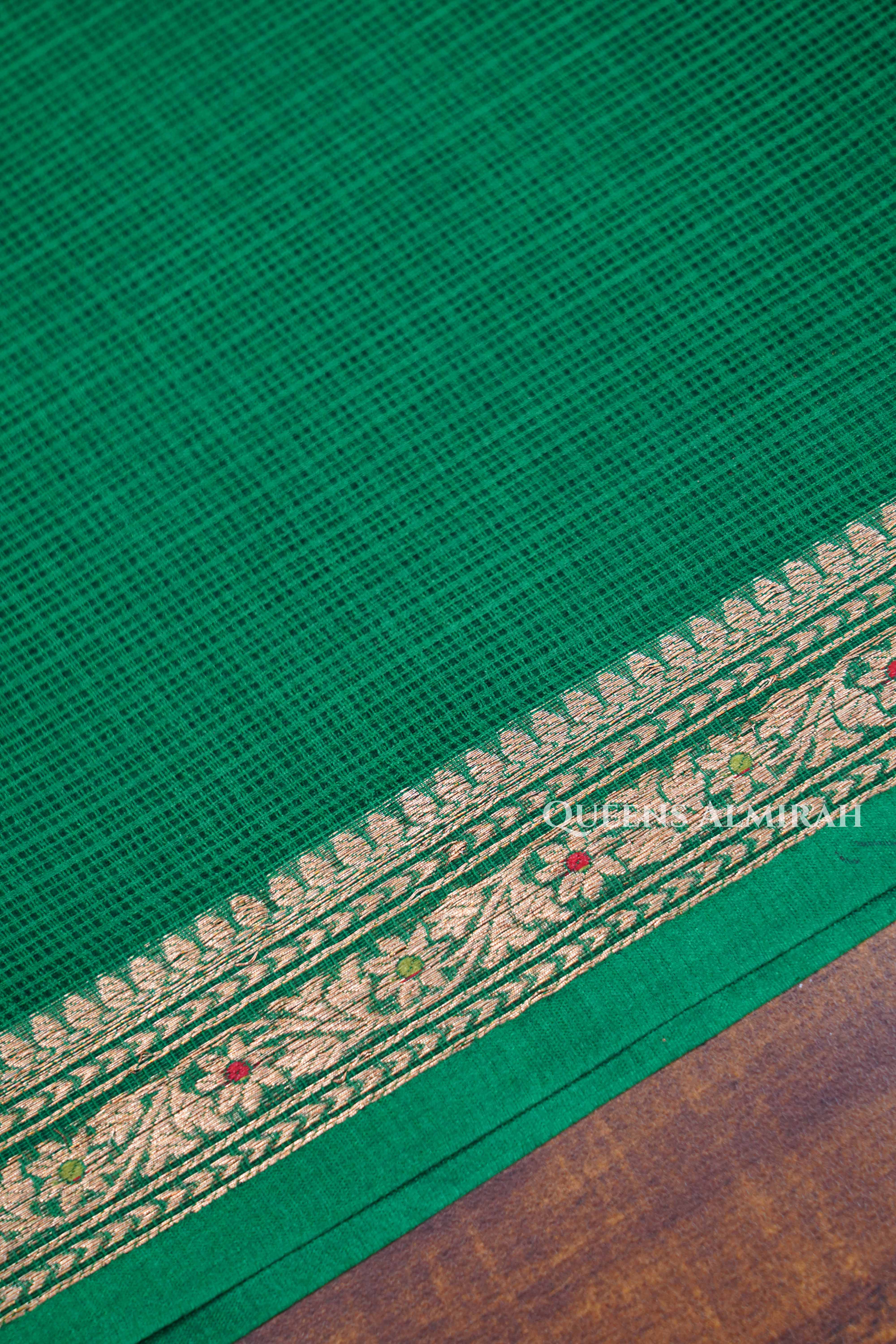Green Kota Silk Saree