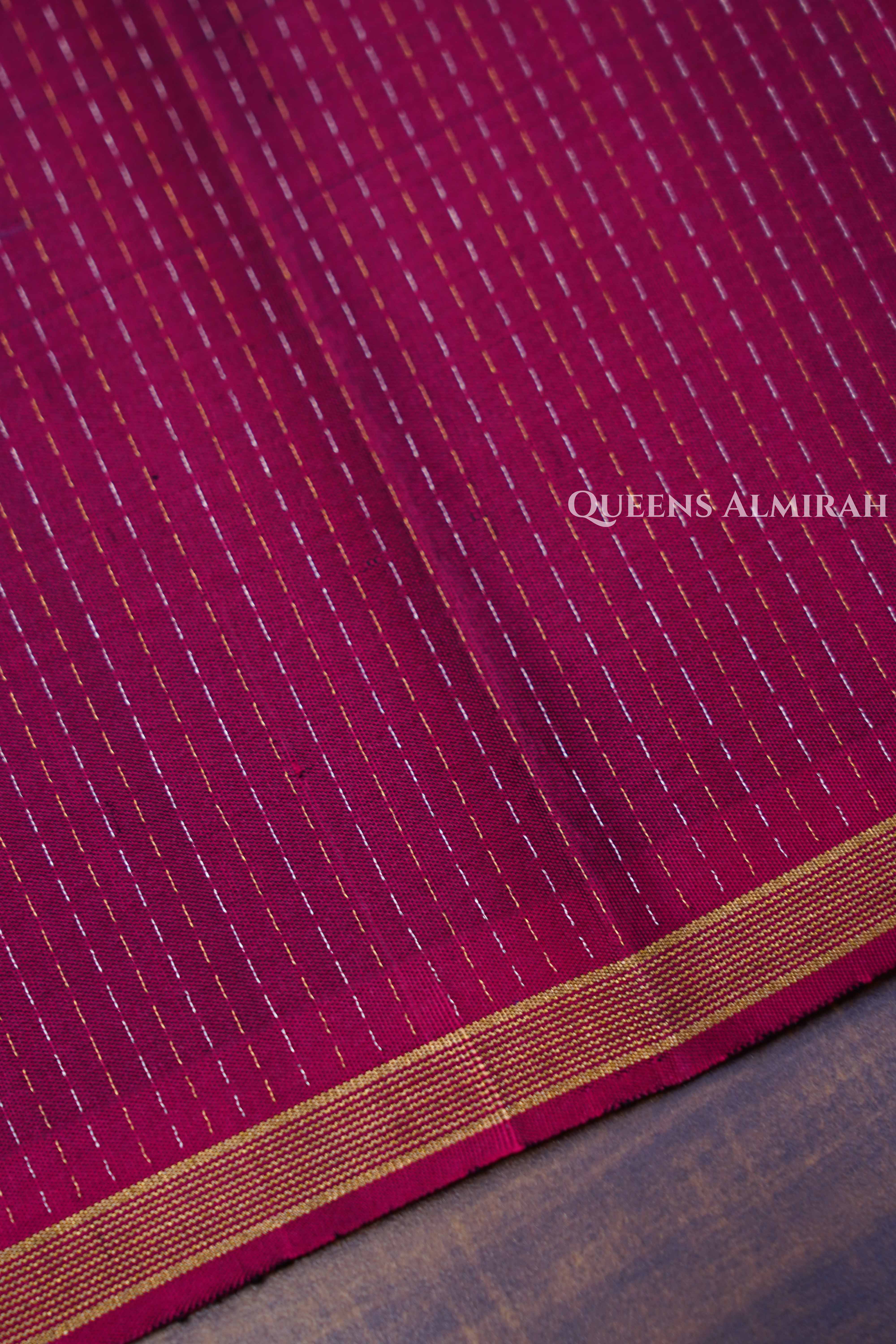 Mulberry Purple Pure Soft Silk Saree