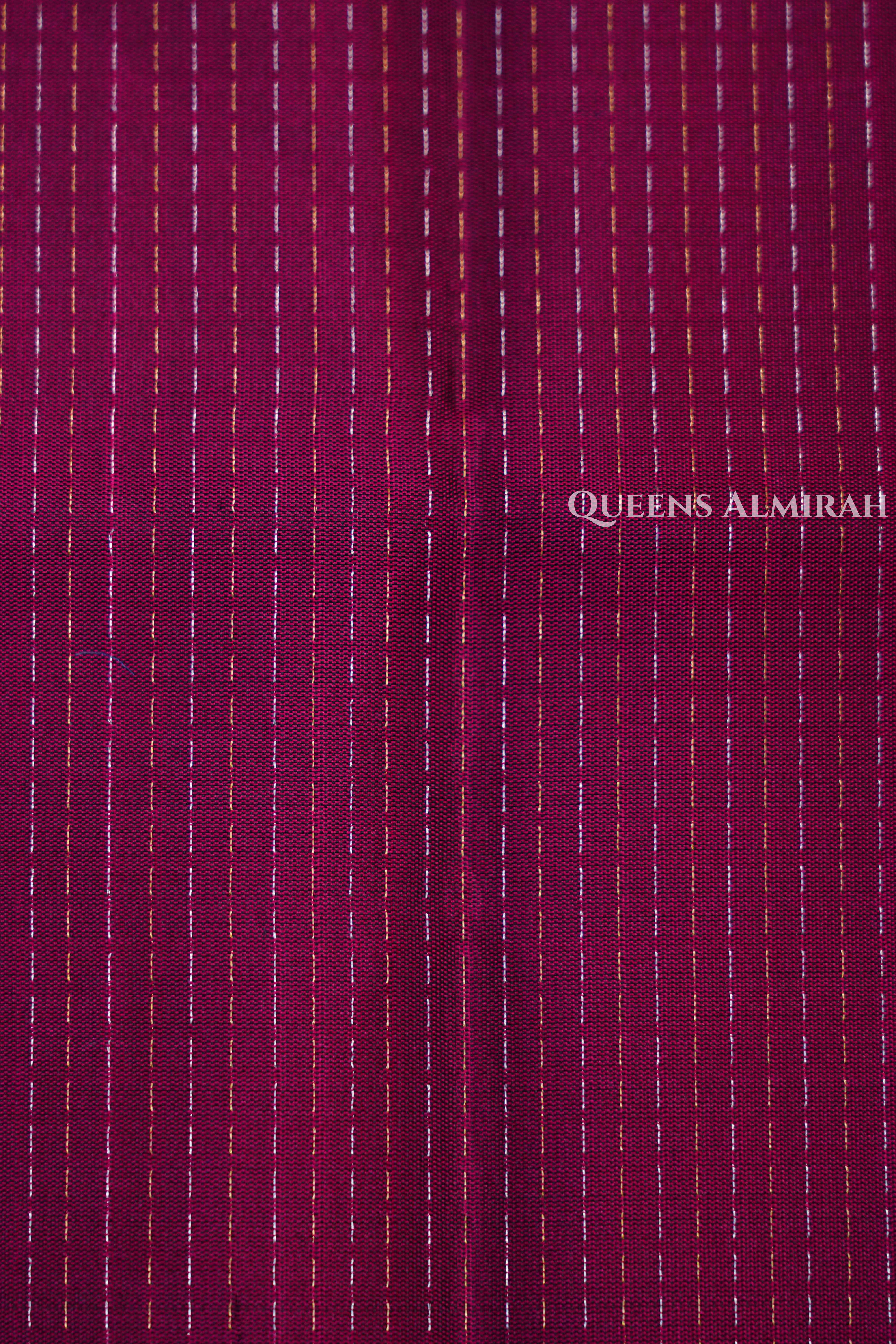 Mulberry Purple Pure Soft Silk Saree