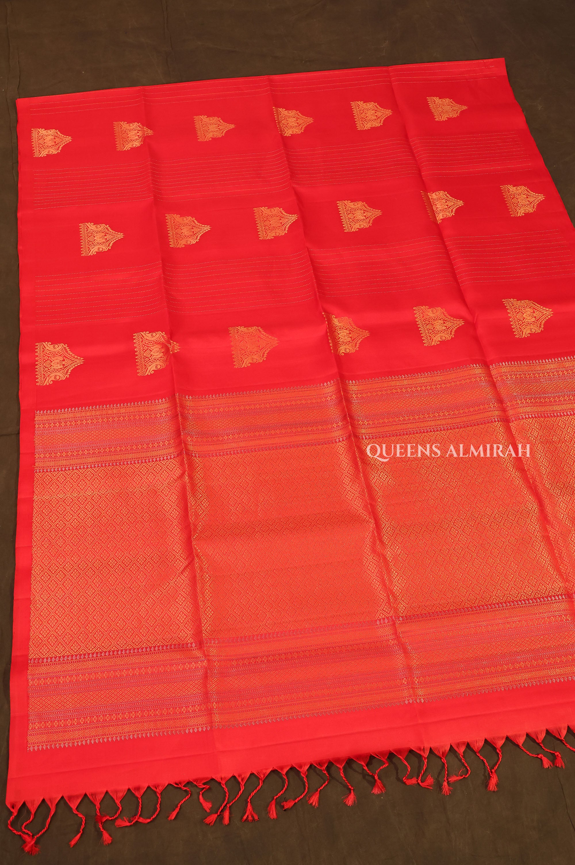 Magenta Pink Pure Soft Silk Saree