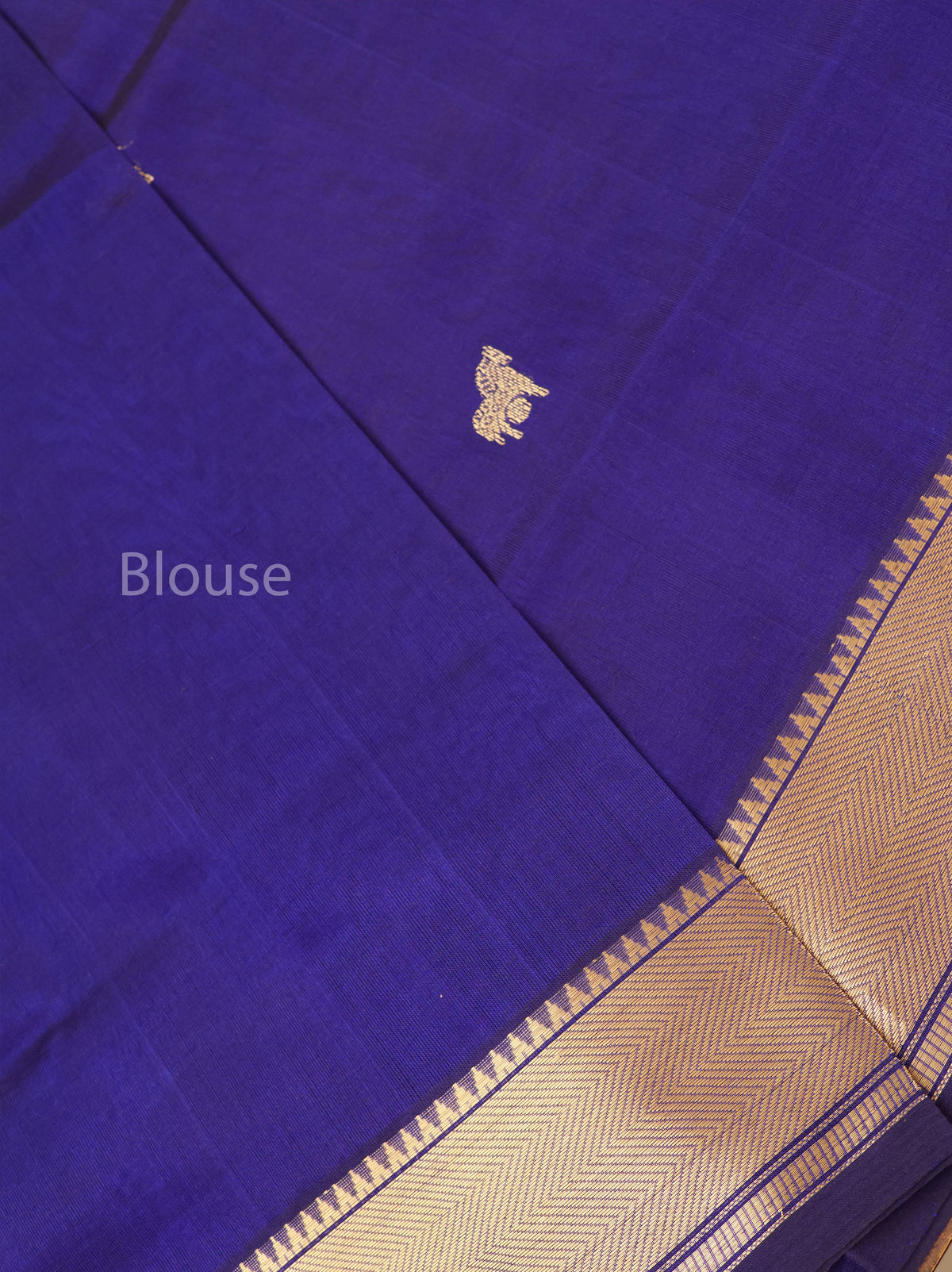 Ms Blue Chettinad Silk Cotton Saree