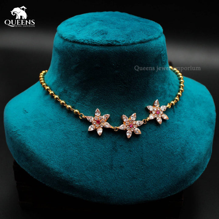 AVANTHINI ZIRCON NECKLACE - Queens Jewel Emporium