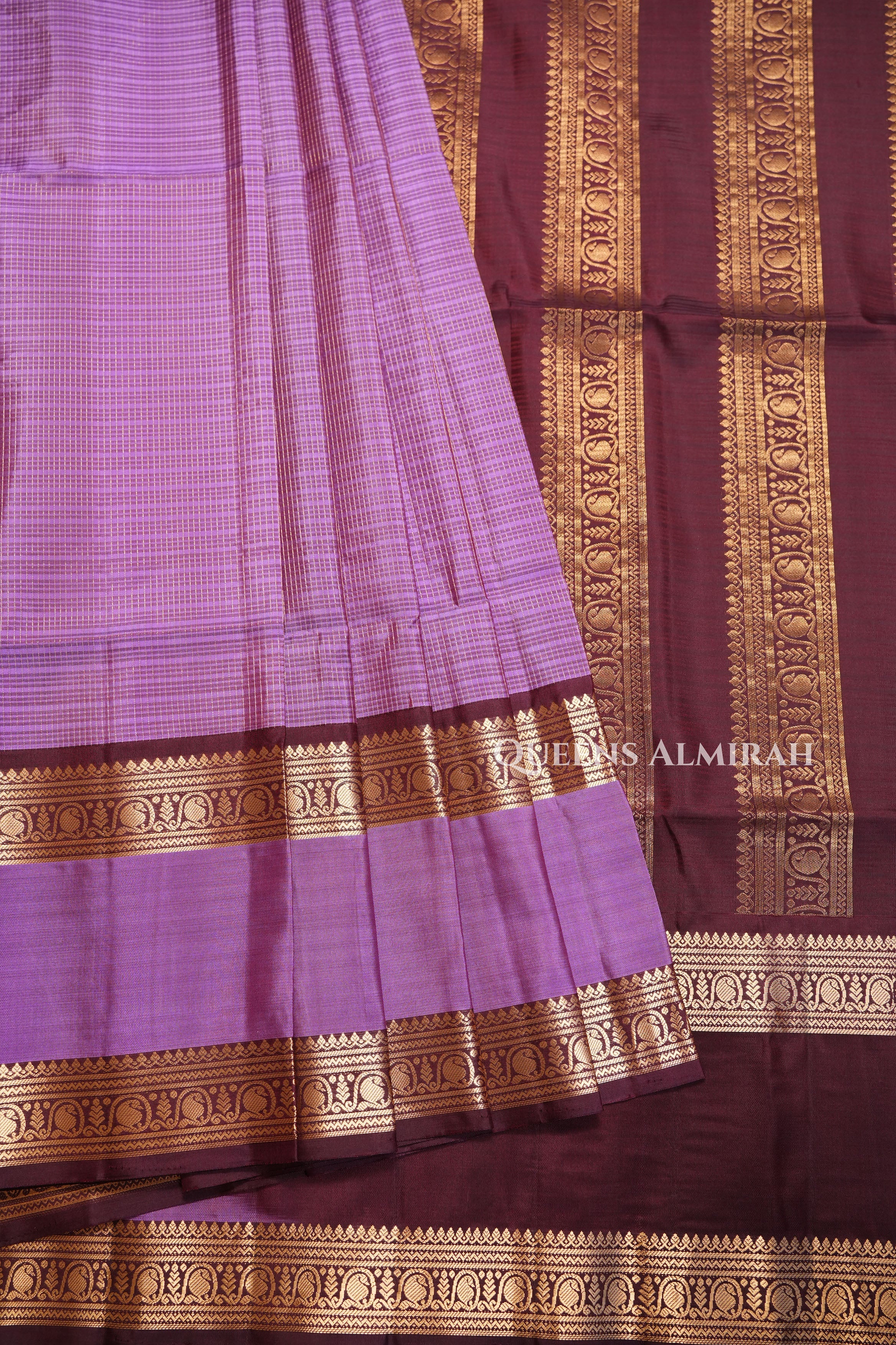 Onion Pink With Maroon  Pure Soft Silk Saree