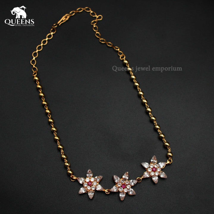 AVANTHINI ZIRCON NECKLACE - Queens Jewel Emporium