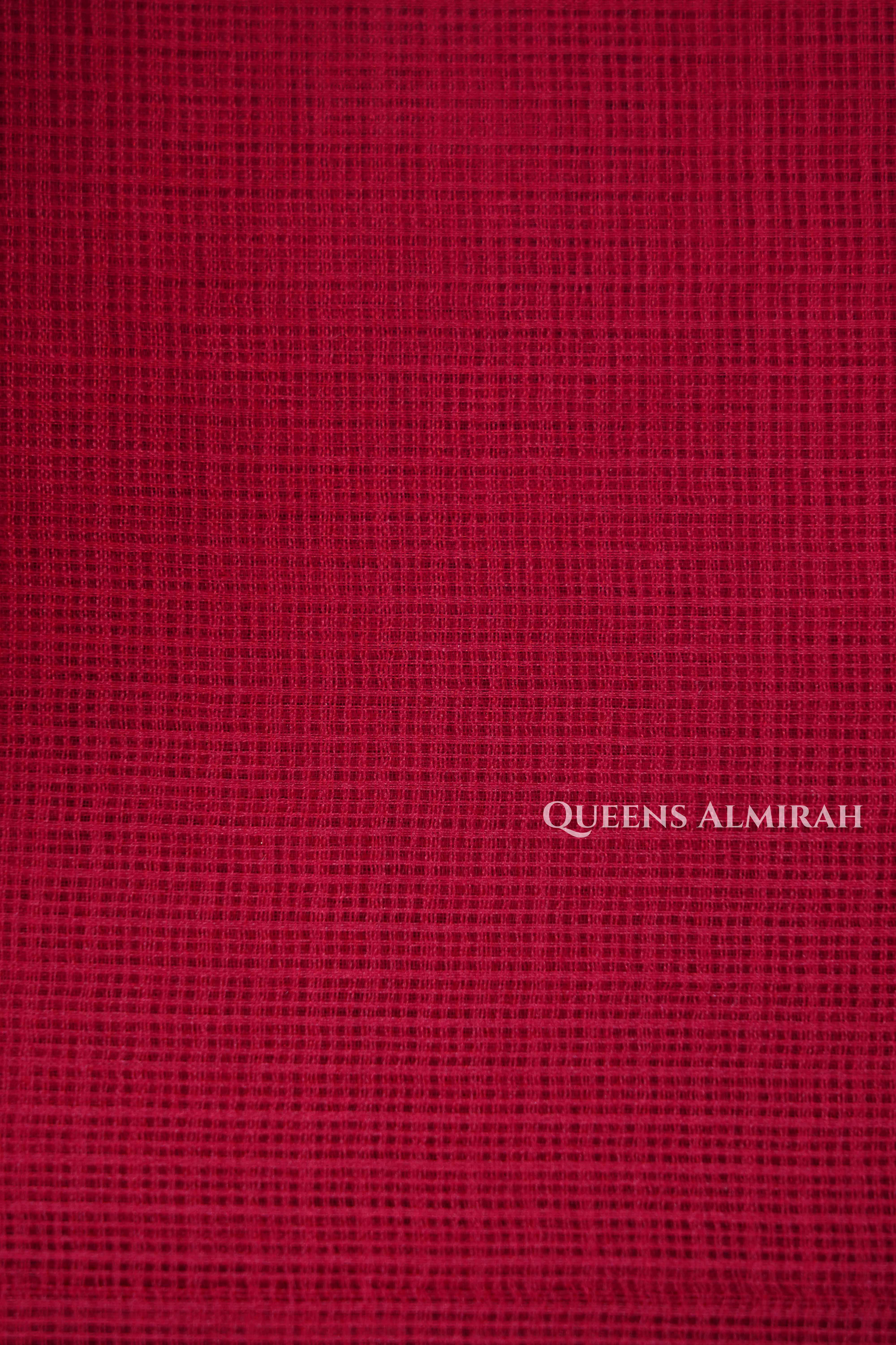 Maroon Pure Kota Silk Saree