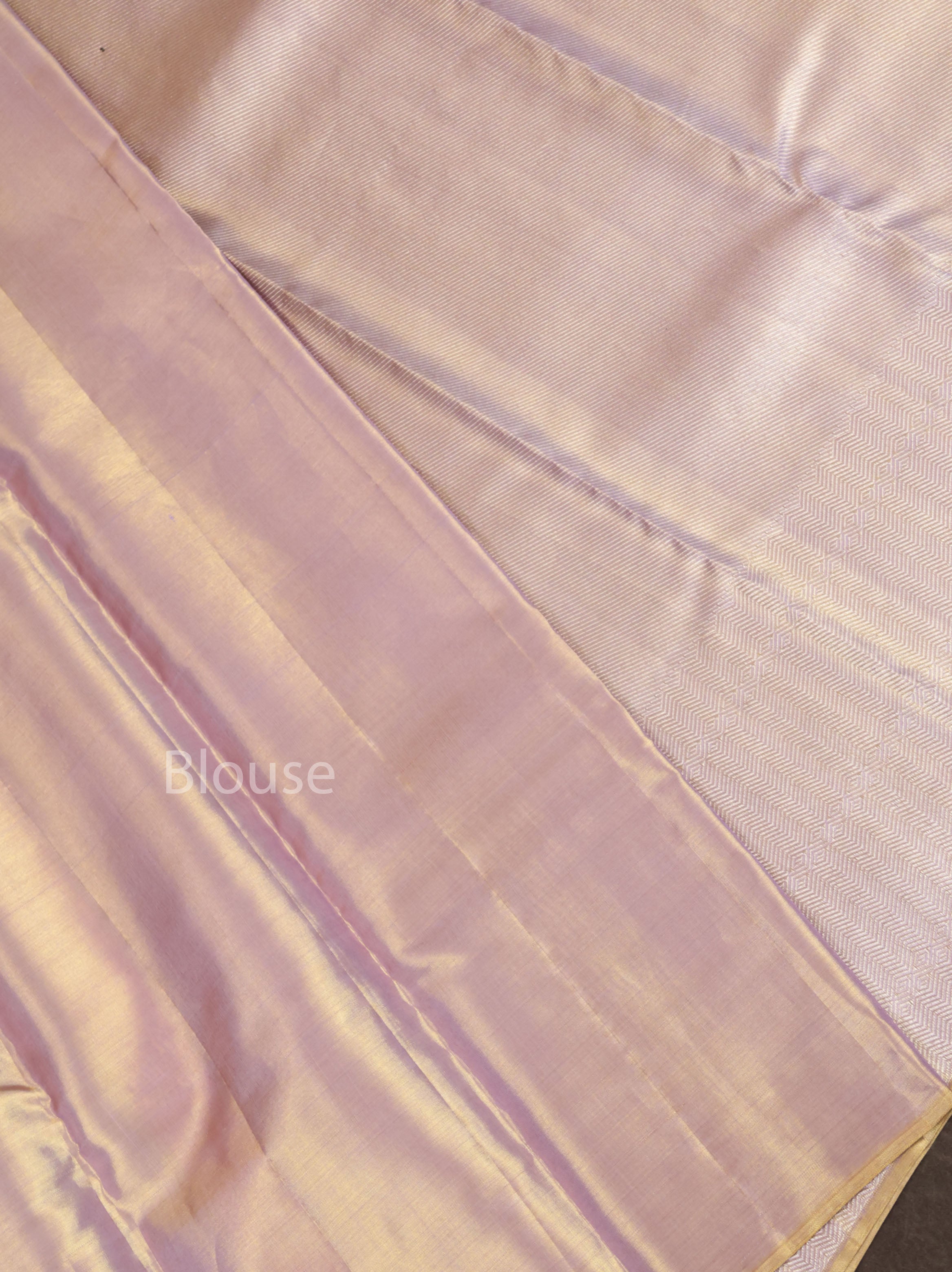 Golden With Silver Pure Kanchivaram Silk Saree