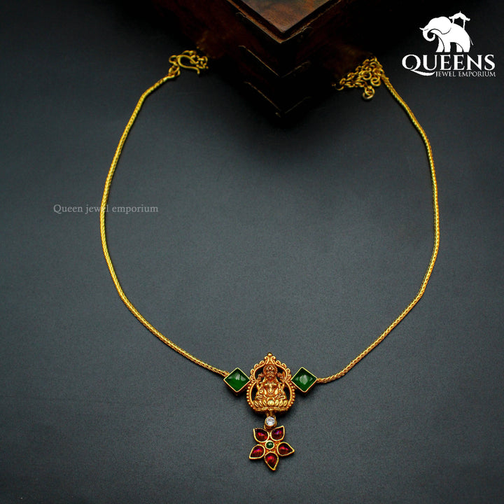 BHUVANESWARI SIMPLE NECKLACE - Queens Jewel Emporium