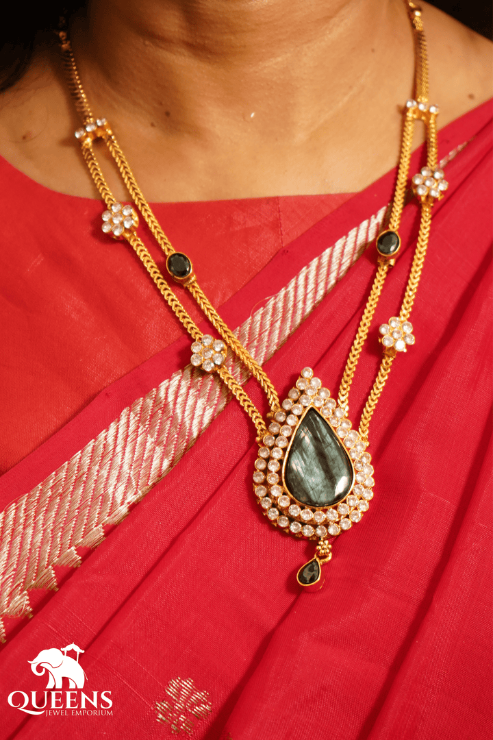 NIHANA NECKLACE - LABRADORITE - Queens Jewel Emporium
