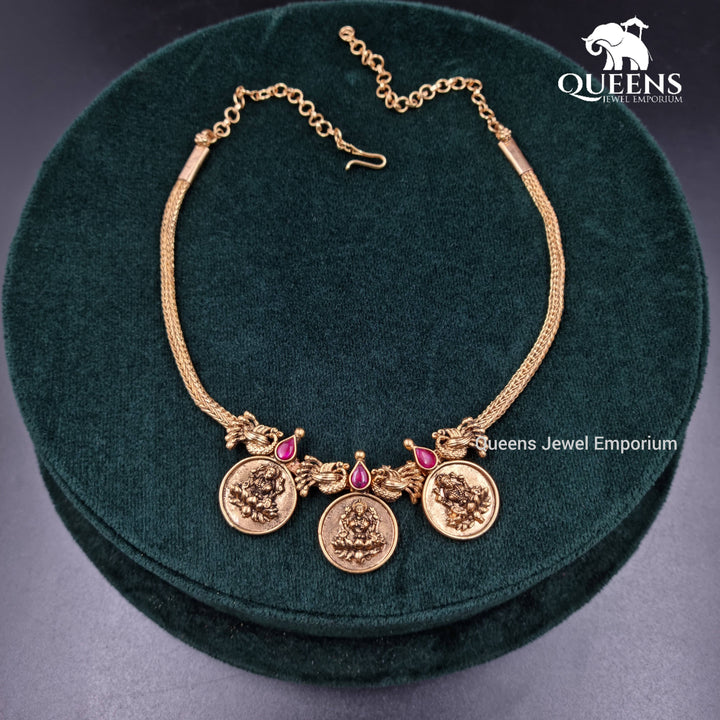 PONMAGAL KASU NECKLACE - Queens Jewel Emporium