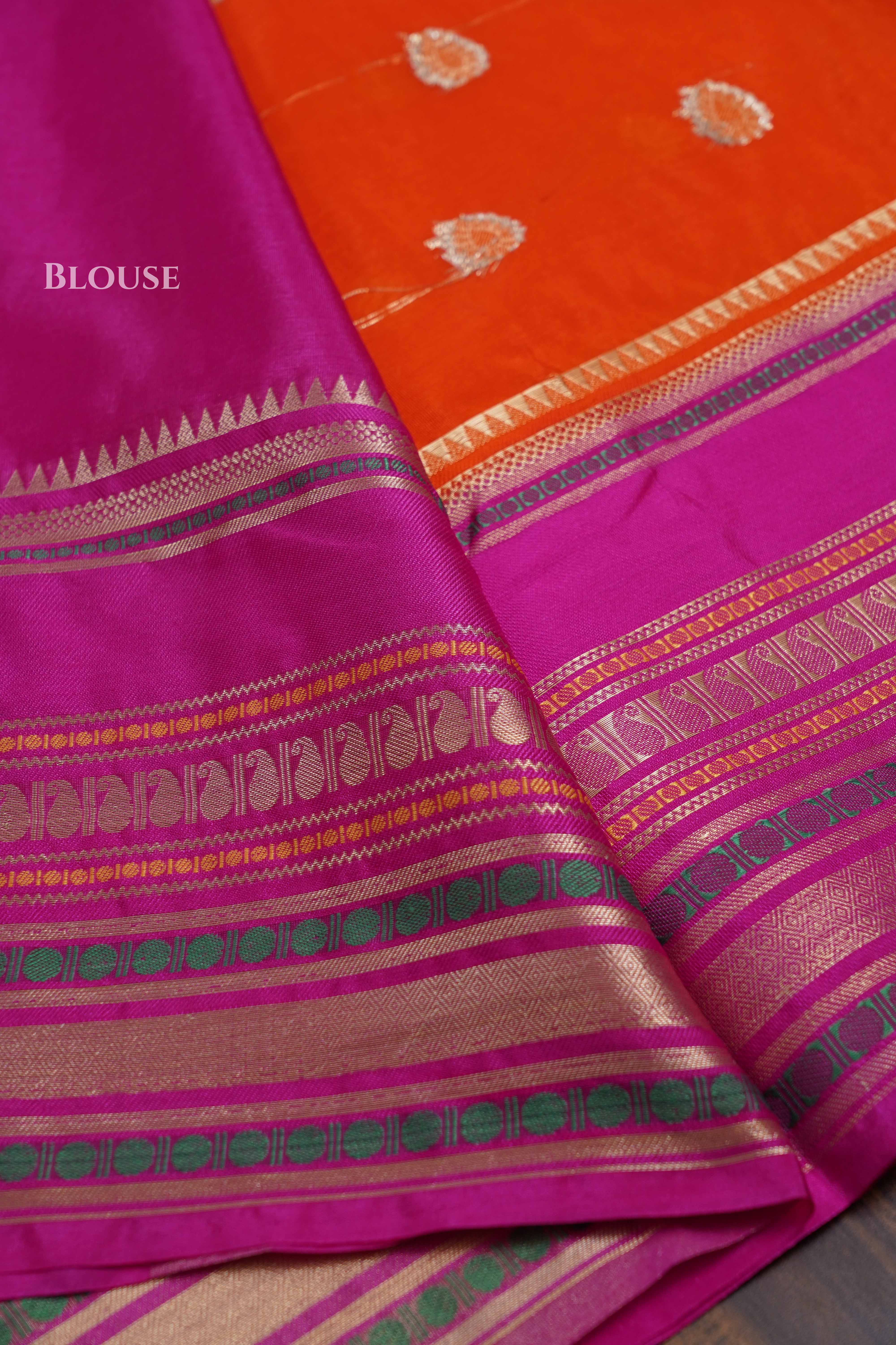 Dark Orange With Pink