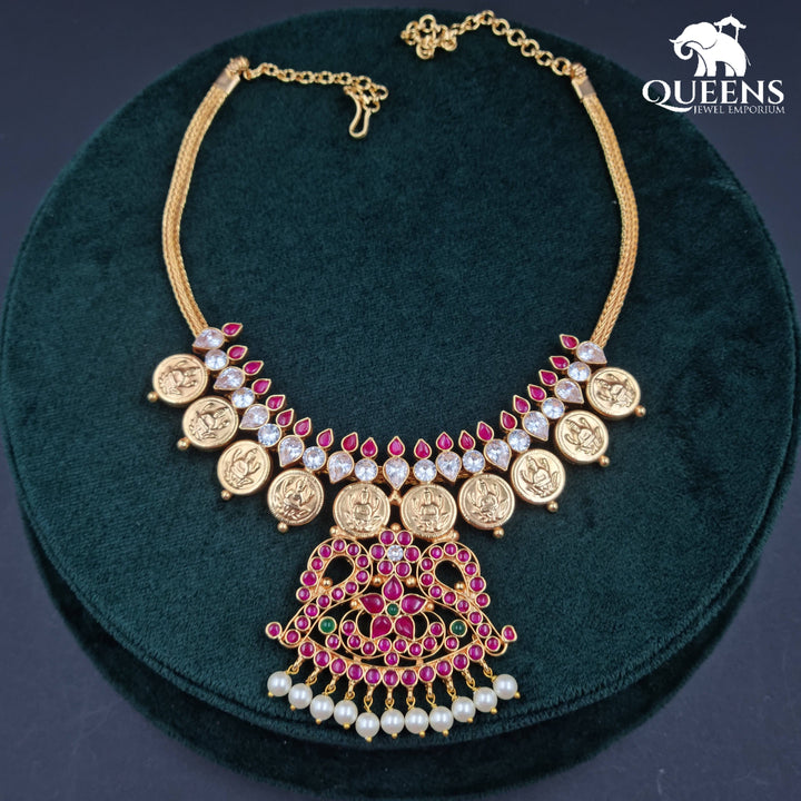 NIDHIMA KASU NECKLACE - Queens Jewel Emporium