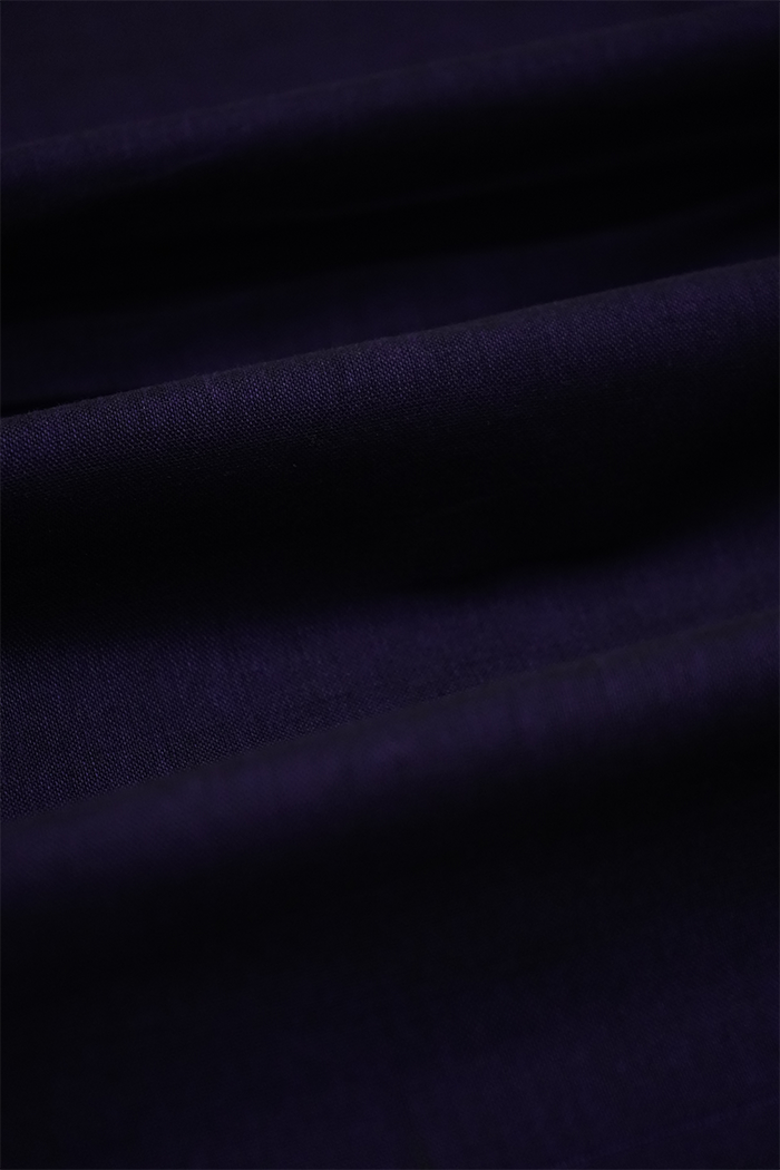 DARK PURPLE WITH LONG MULTI COLOUR BORDER NARAYANPET COTTON SAREEE - Queens Jewel Emporium