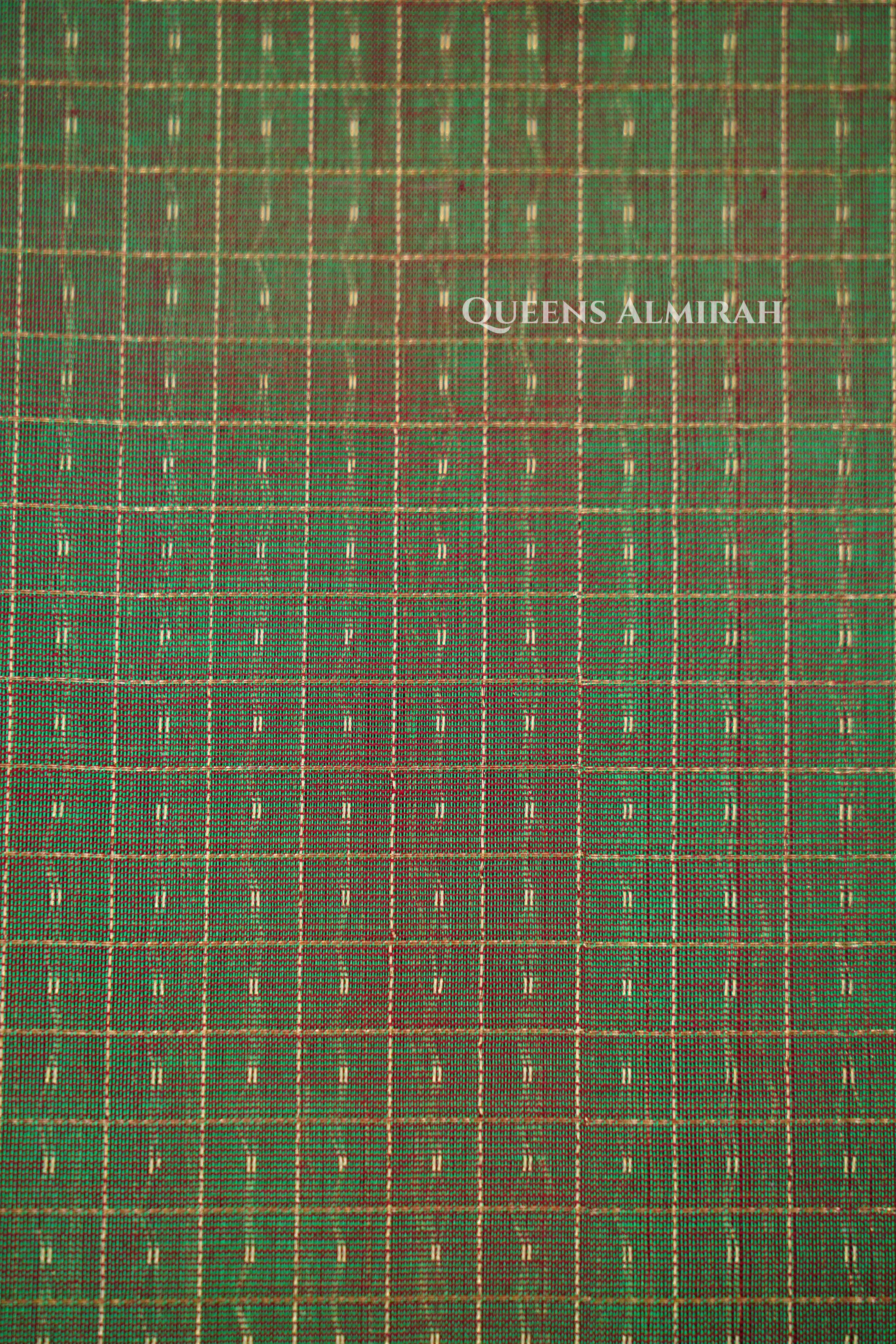 Dual Shade Of Green 1-Karaikudi Chettinad Silk Cotton Saree