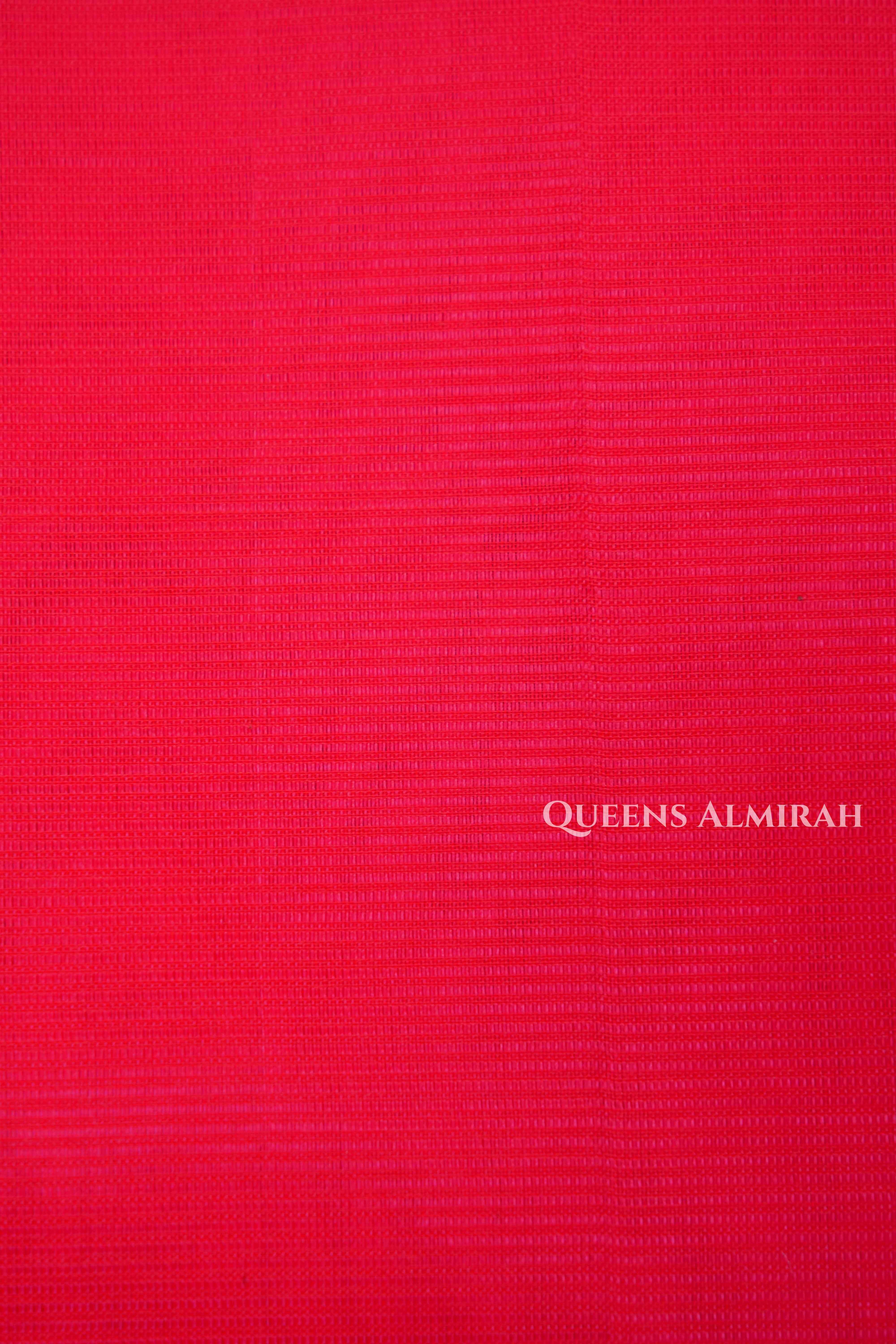Red Mangalgiri Saree