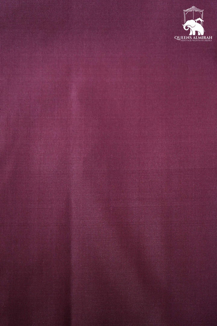 LIGHT PINK WITH WOVEN BORDER KANCHIVARAM SILK SAREE - Queens Jewel Emporium