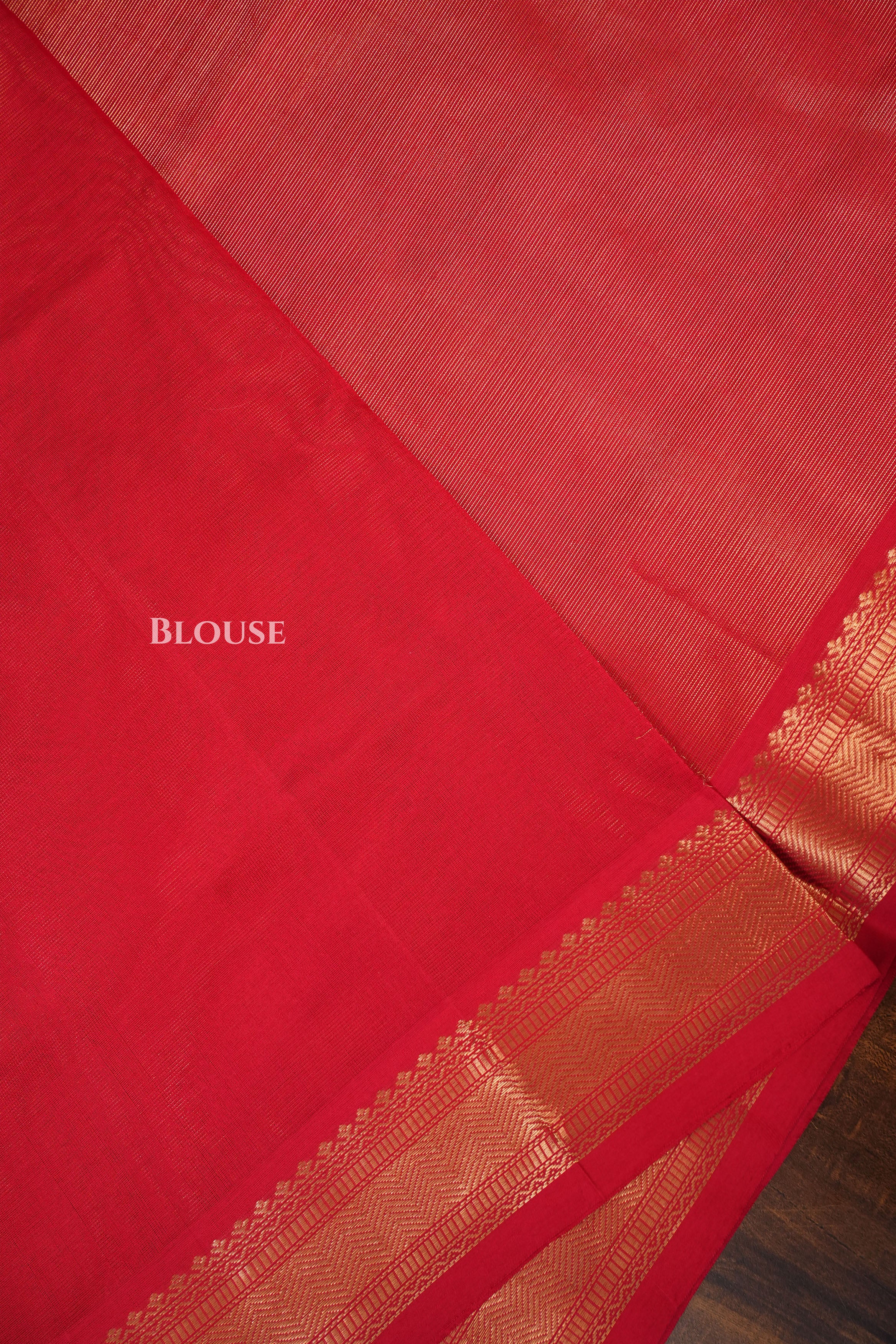 Red Chettinad Silk Cotton Saree