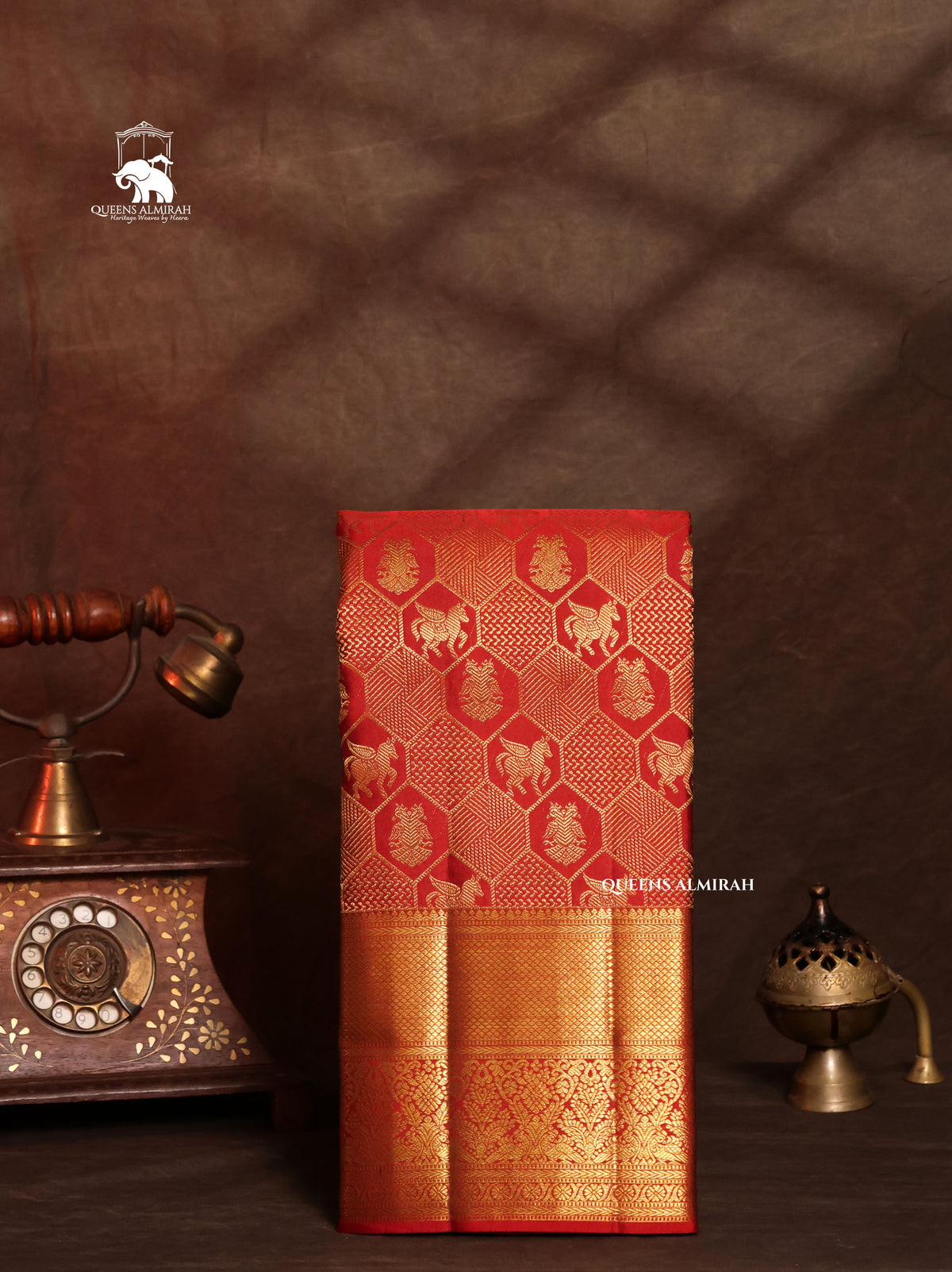 Maroon Pure Kanchivaram Silk Saree
