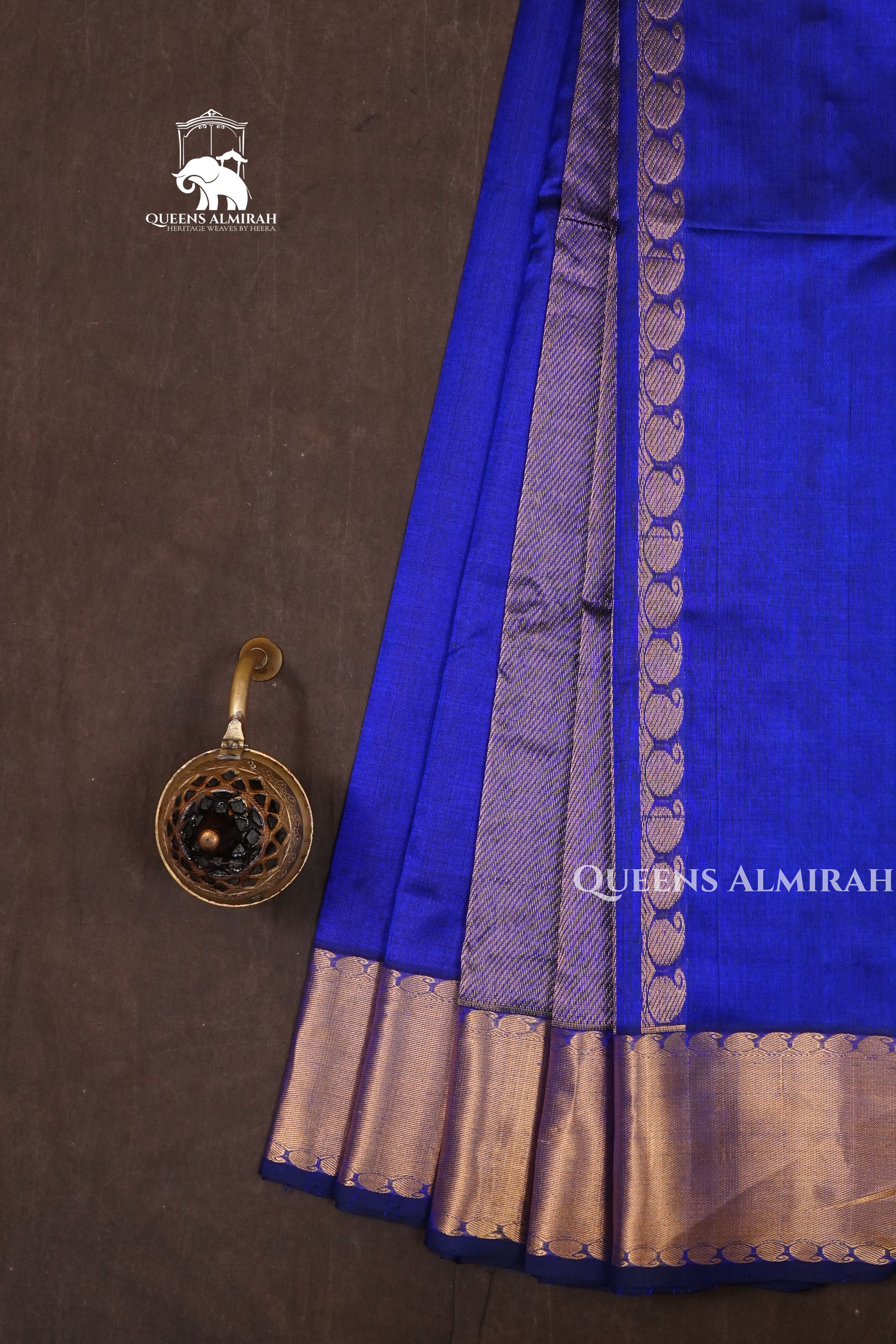Royal Blue Pure Silk Cotton Saree