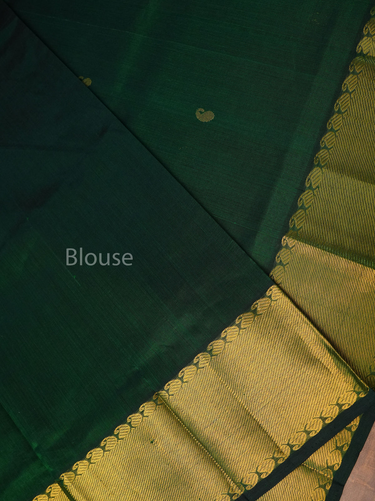 Green Pure Silk Cotton Saree
