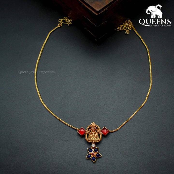 BHUVANESWARI SIMPLE NECKLACE - Queens Jewel Emporium