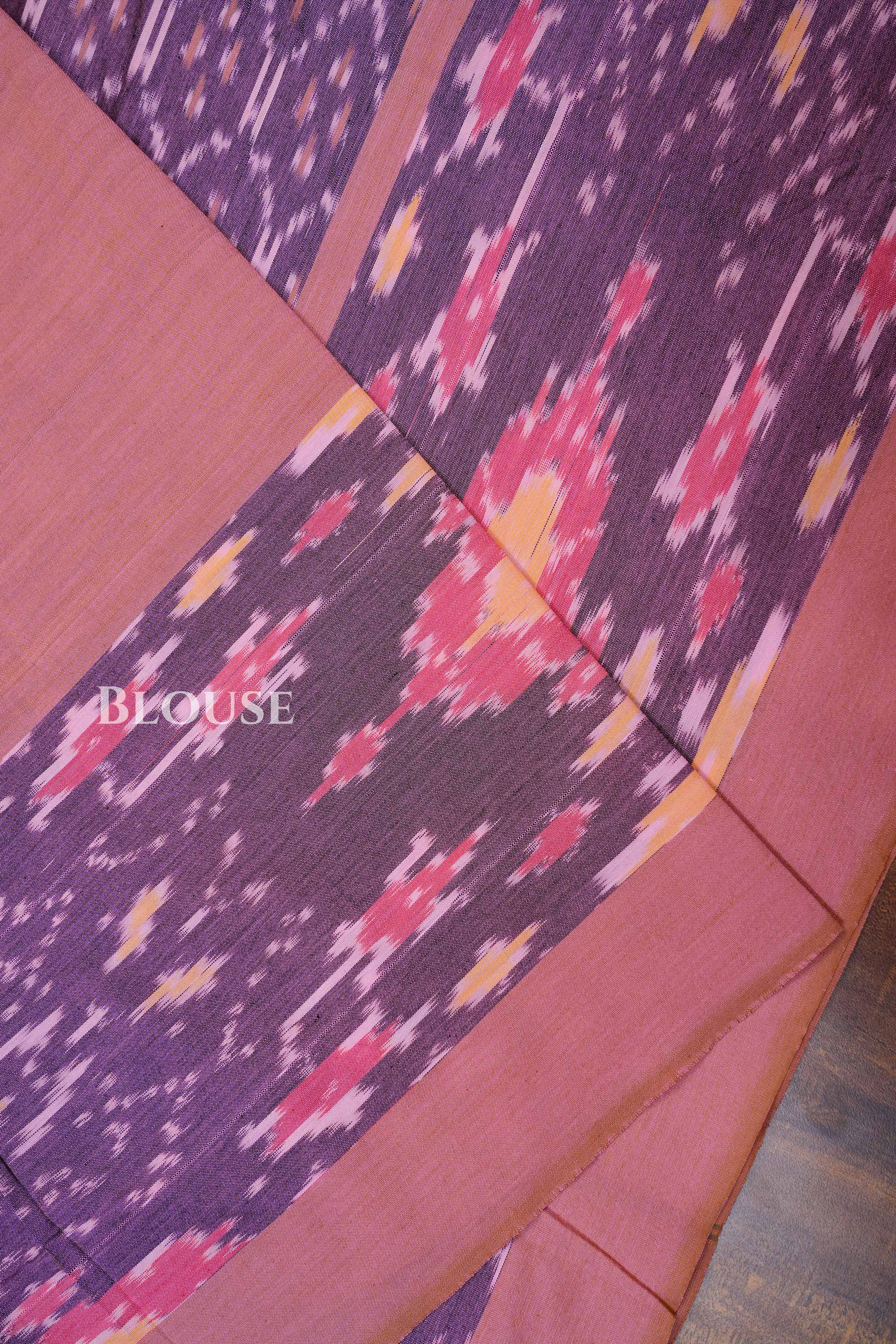 Mauve Budget Silk Cotton Saree
