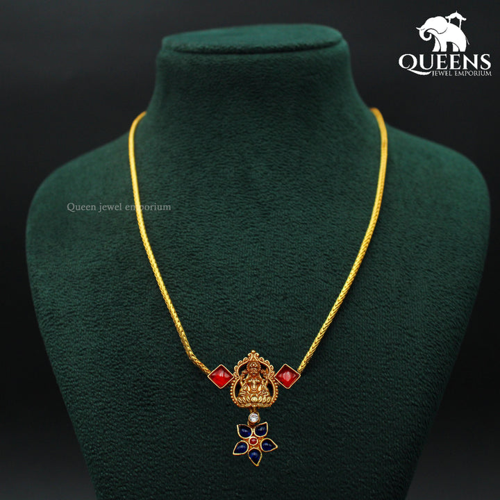 BHUVANESWARI SIMPLE NECKLACE - Queens Jewel Emporium