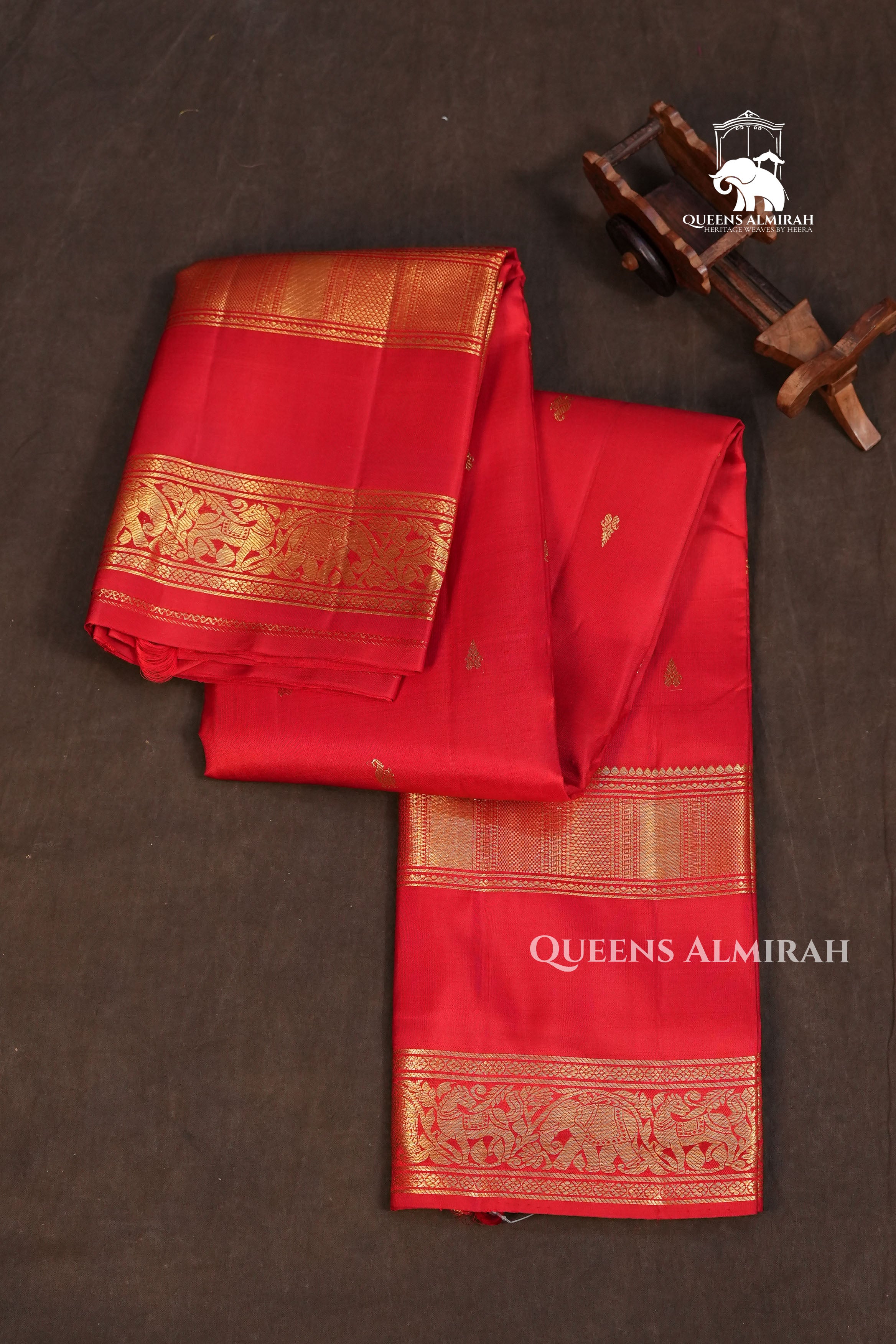 Red Pure Kanchivaram Silk Saree