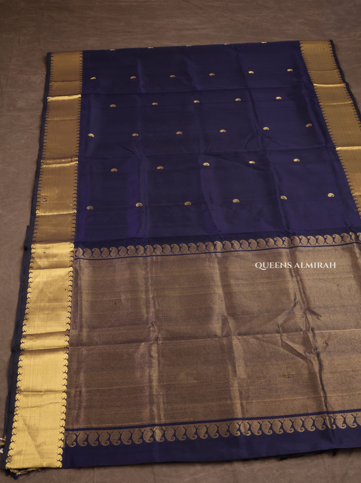 Violet Pure Silk Cotton Saree