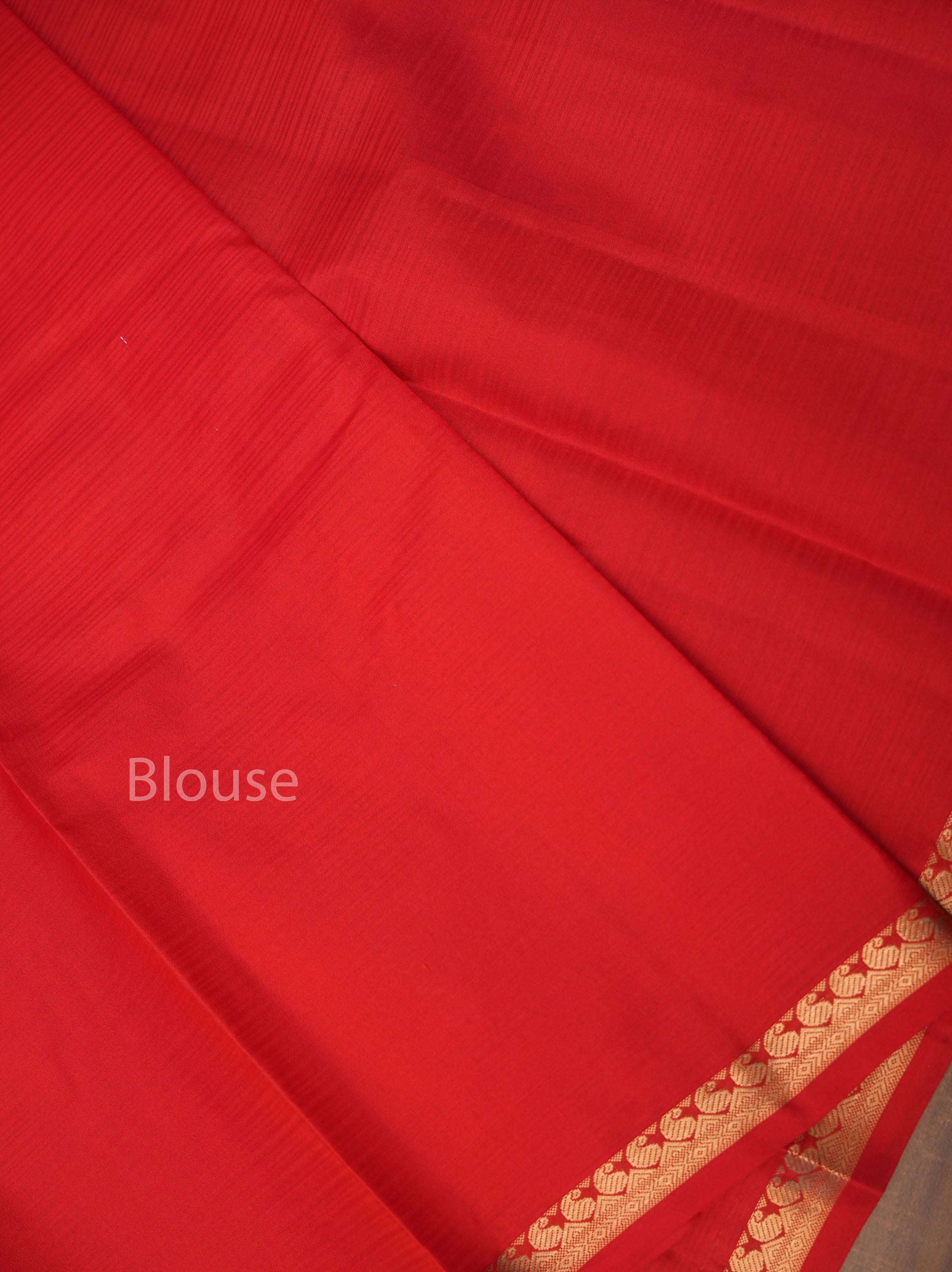 Red Pure Kanchivaram Silk Saree