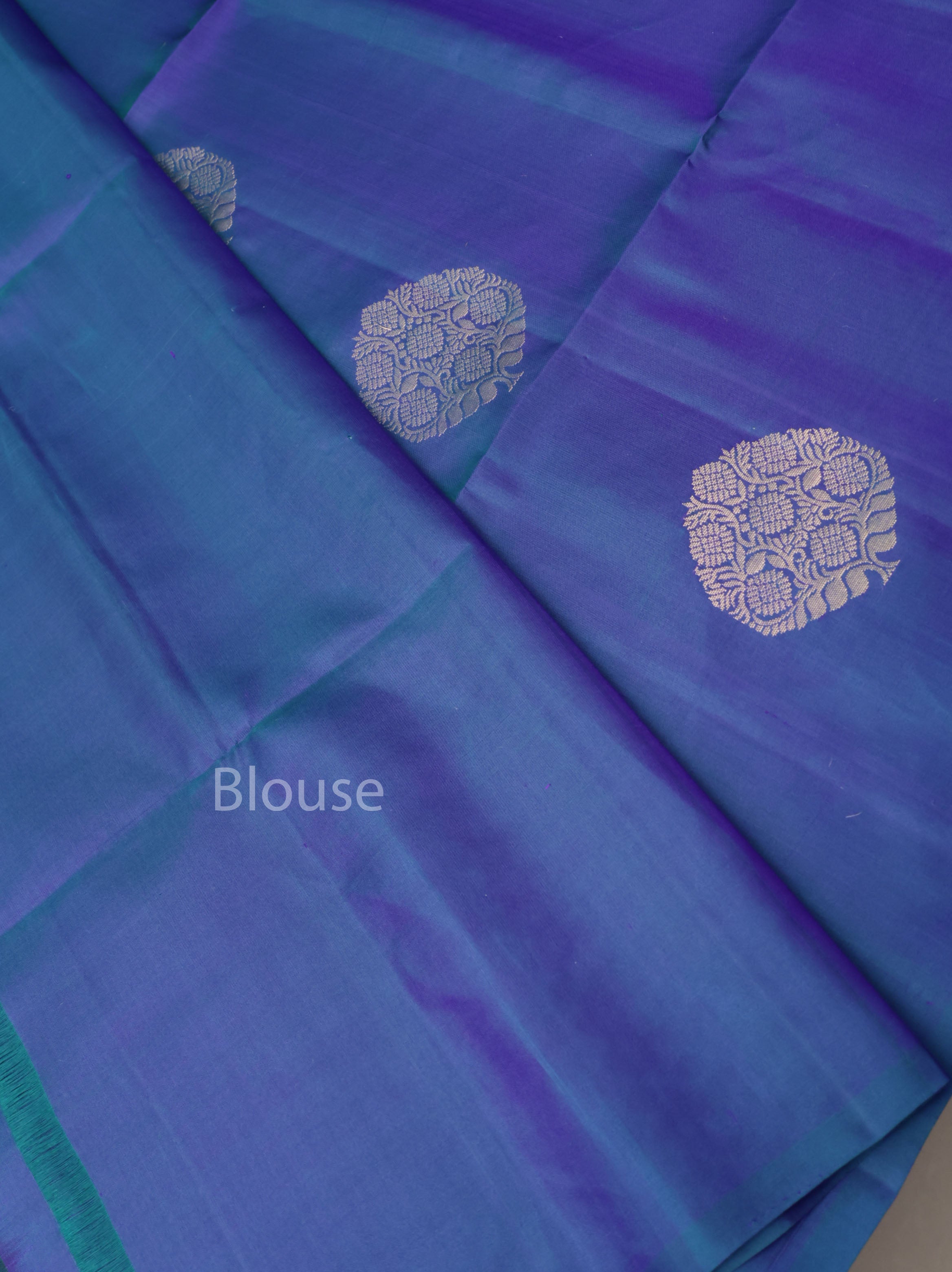 Blue Pure Soft Silk Saree