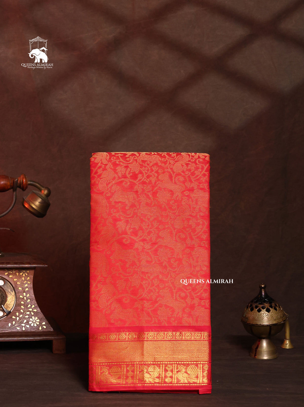Pink Vanasingaram Kanchi Cotton Saree