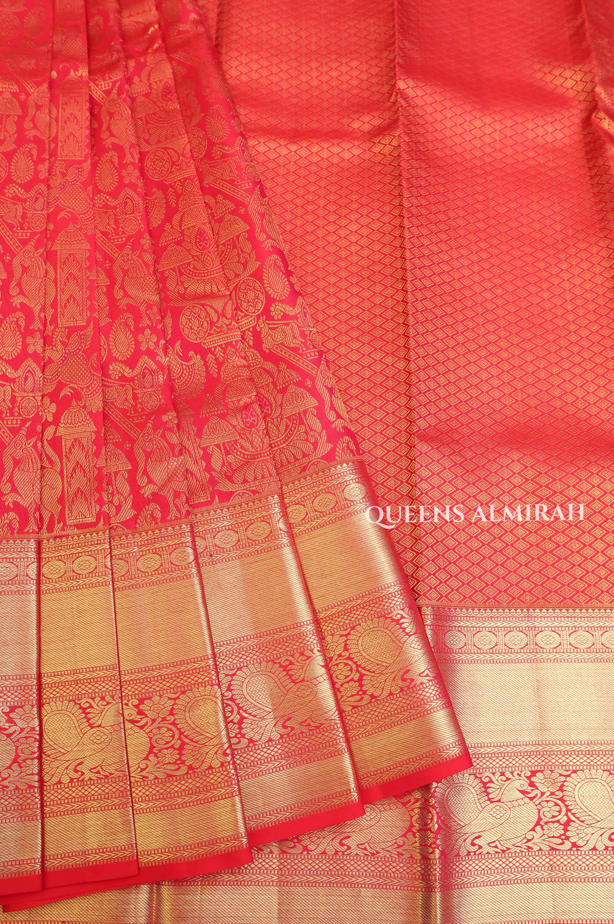 Red Pure Kanchivaram Silk Saree
