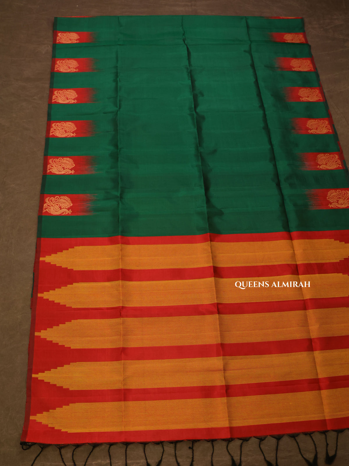 Green Pure Soft Silk Saree
