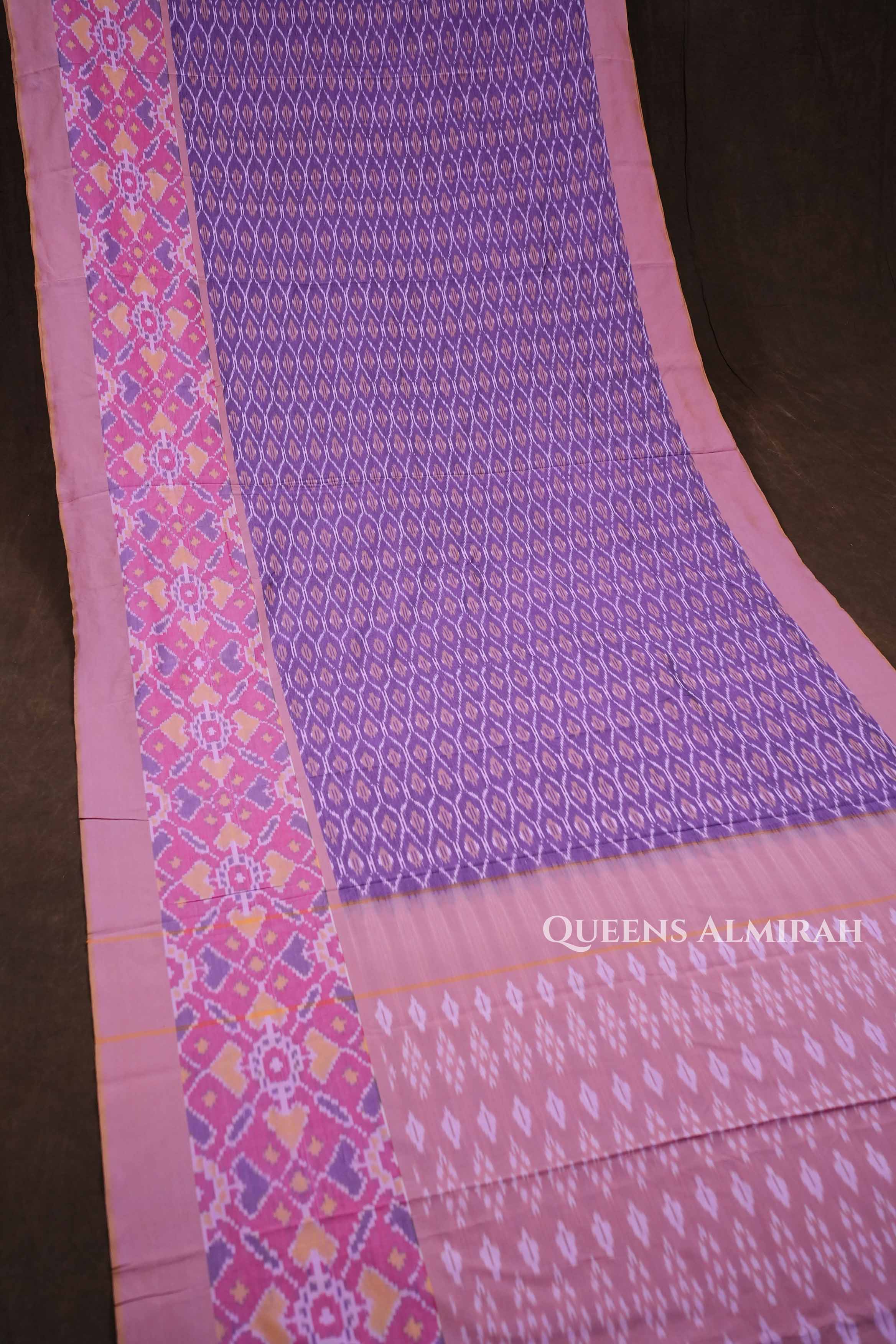 Purple Budget Silk Cotton Saree