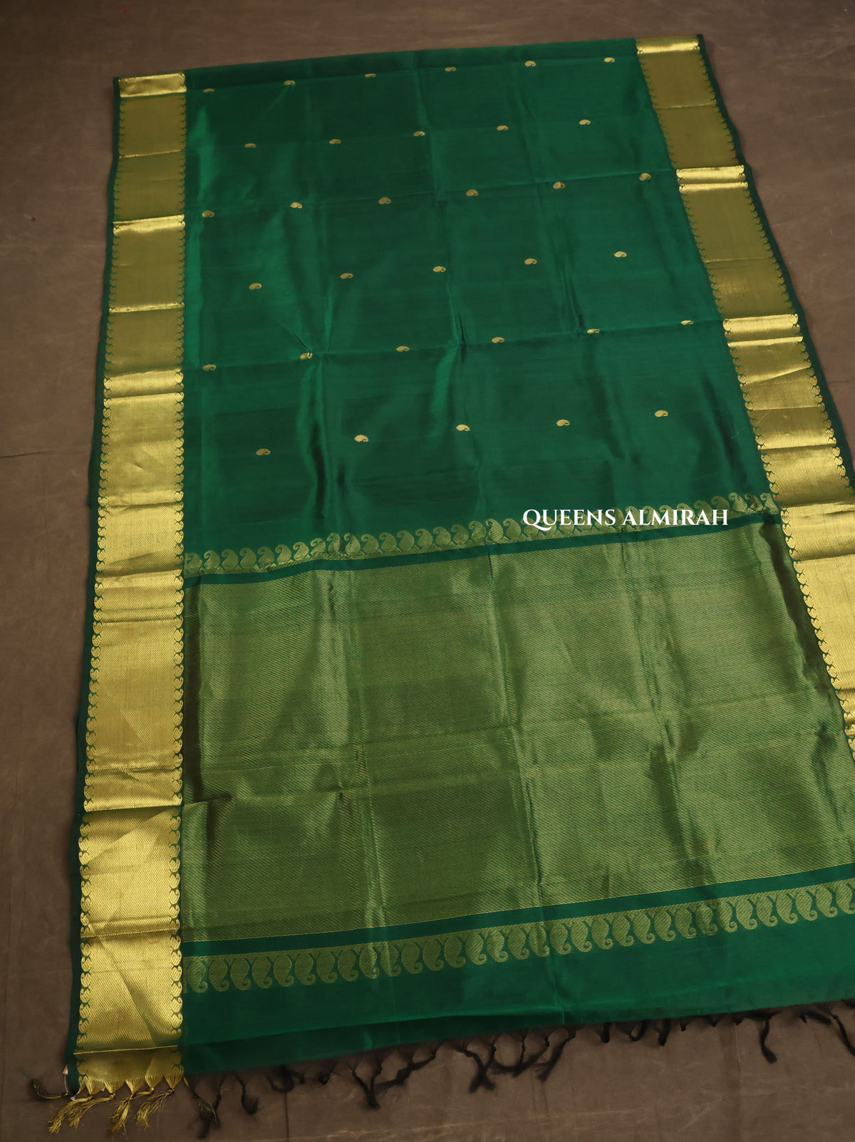 Green Pure Silk Cotton Saree