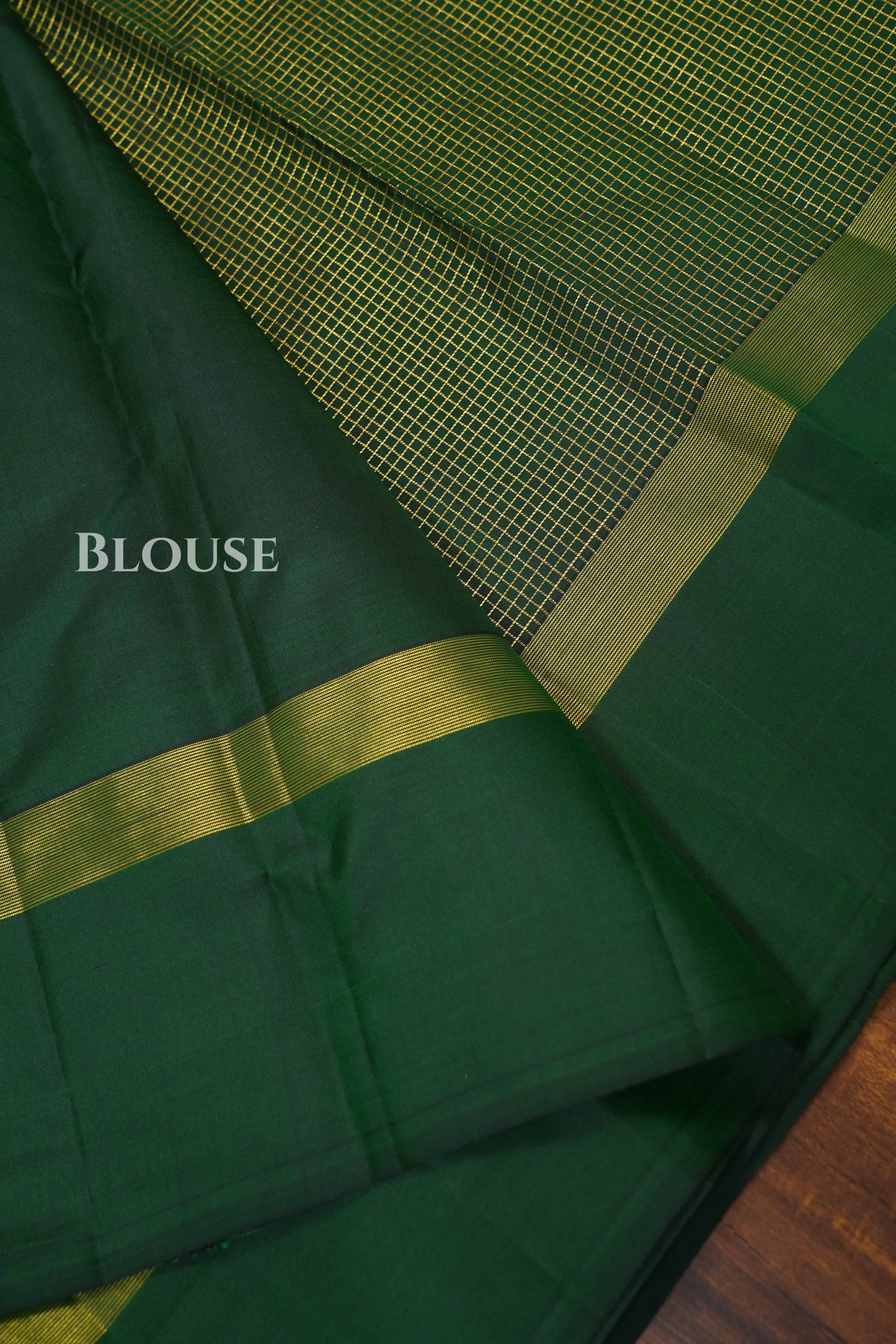 Neem Green Pure Kanchivaram Silk Saree