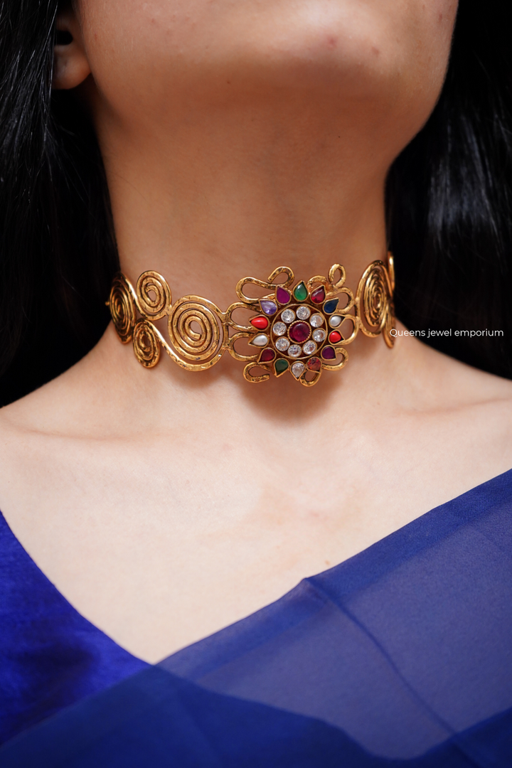 VADHANA  CHOKER - Queens Jewel Emporium