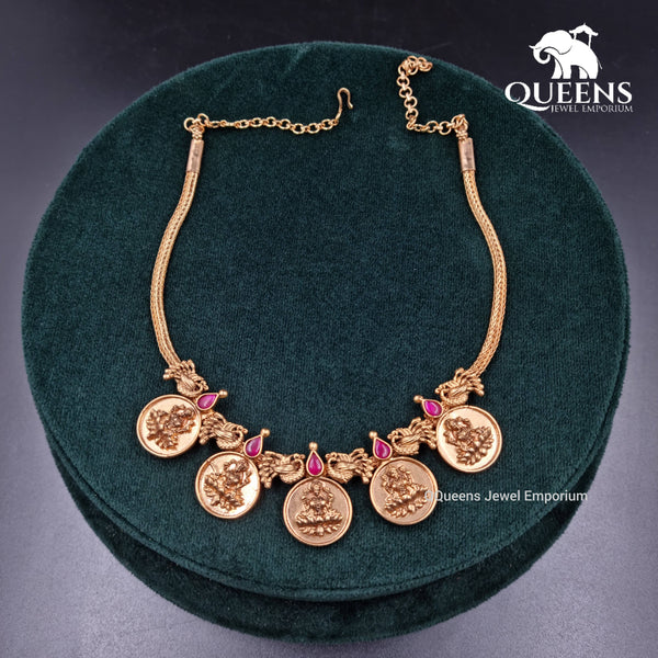 VAISHALI KASU NECKLACE - Queens Jewel Emporium