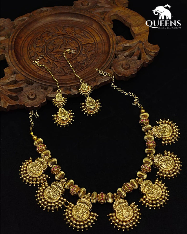 DHIKTHIGAI NAHAAS NECKLACE - Queens Jewel Emporium