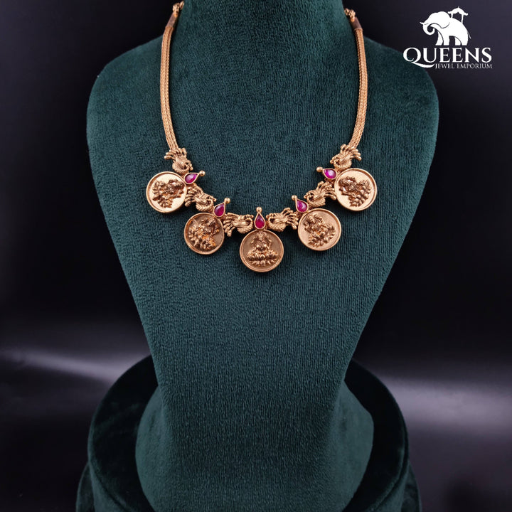 VAISHALI KASU NECKLACE - Queens Jewel Emporium