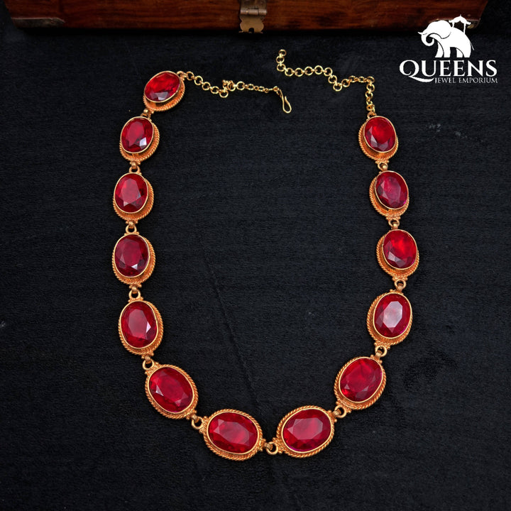 VINAIRA ZIRCON NECKLACE - Queens Jewel Emporium