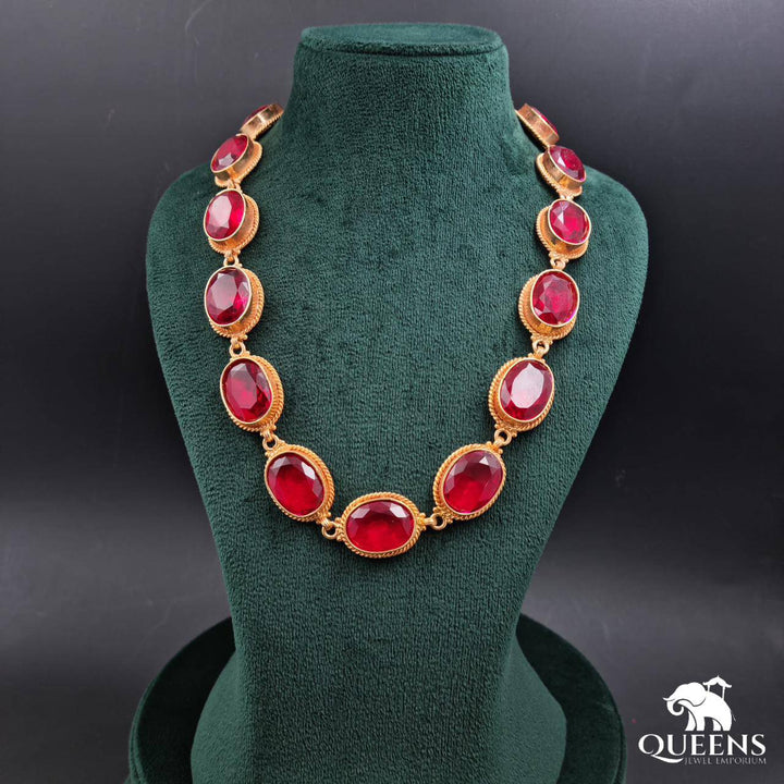 VINAIRA ZIRCON NECKLACE - Queens Jewel Emporium