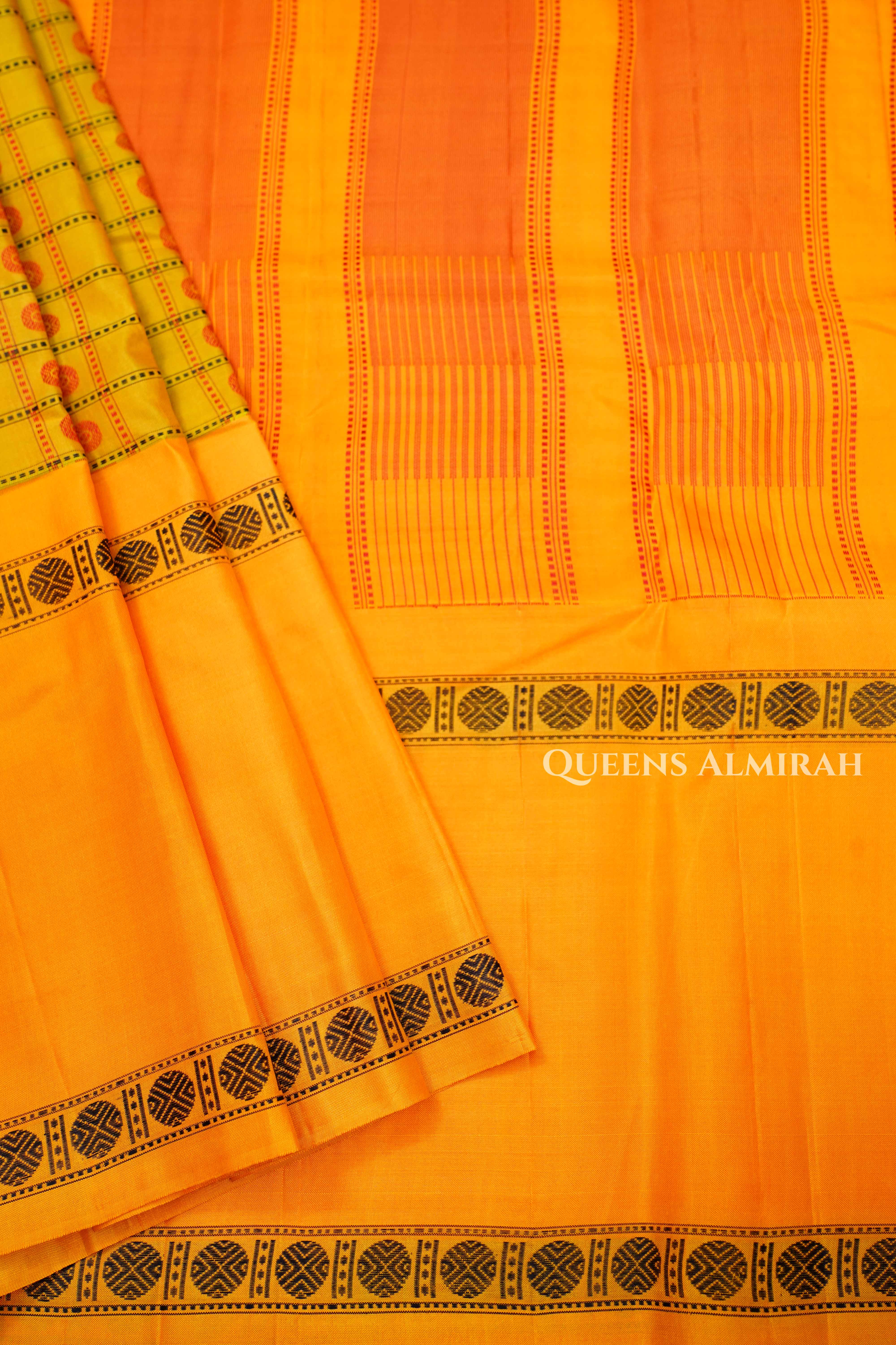 Yellow Pure Kanchivaram Silk Saree