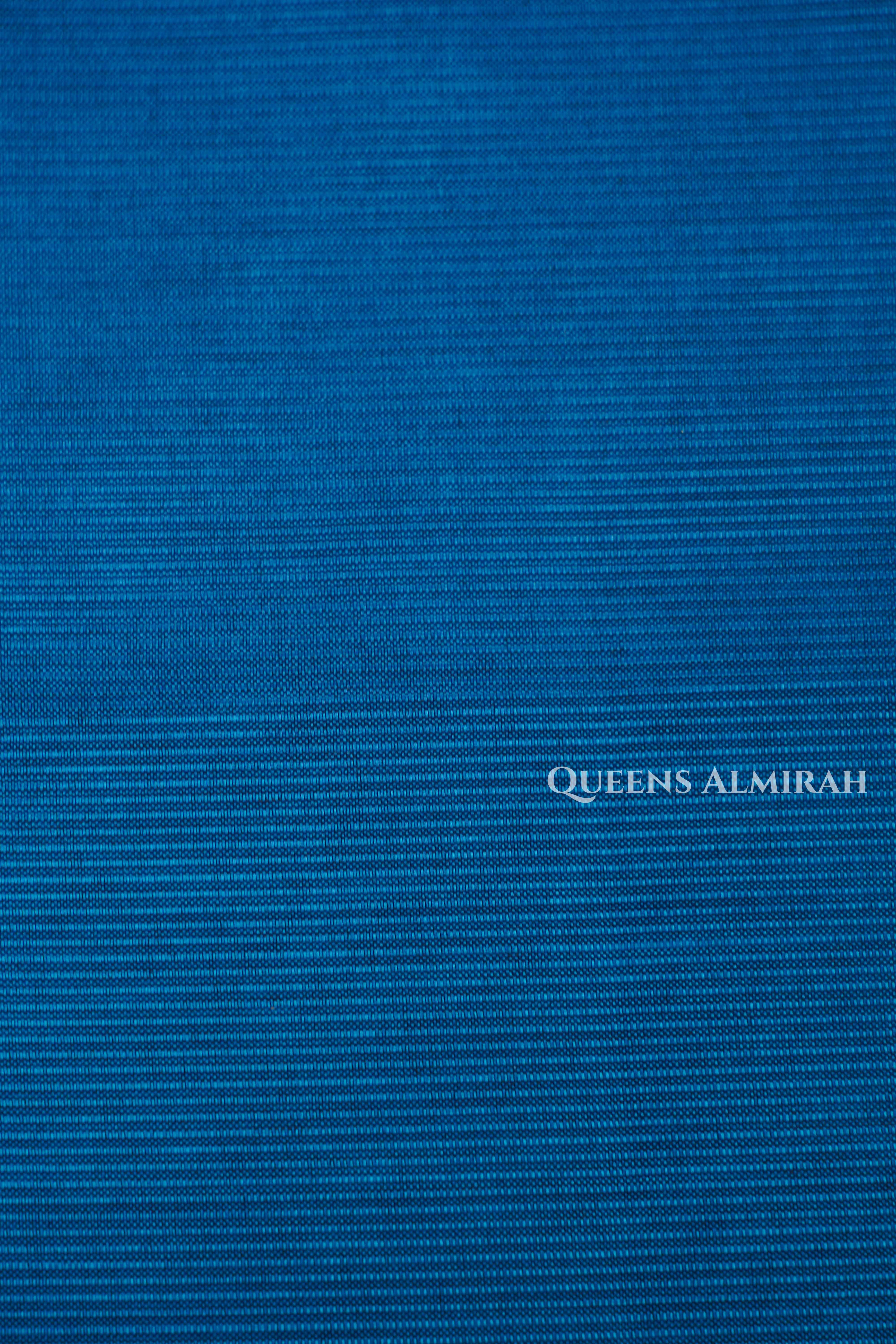 Royal Blue Mangalgiri Saree