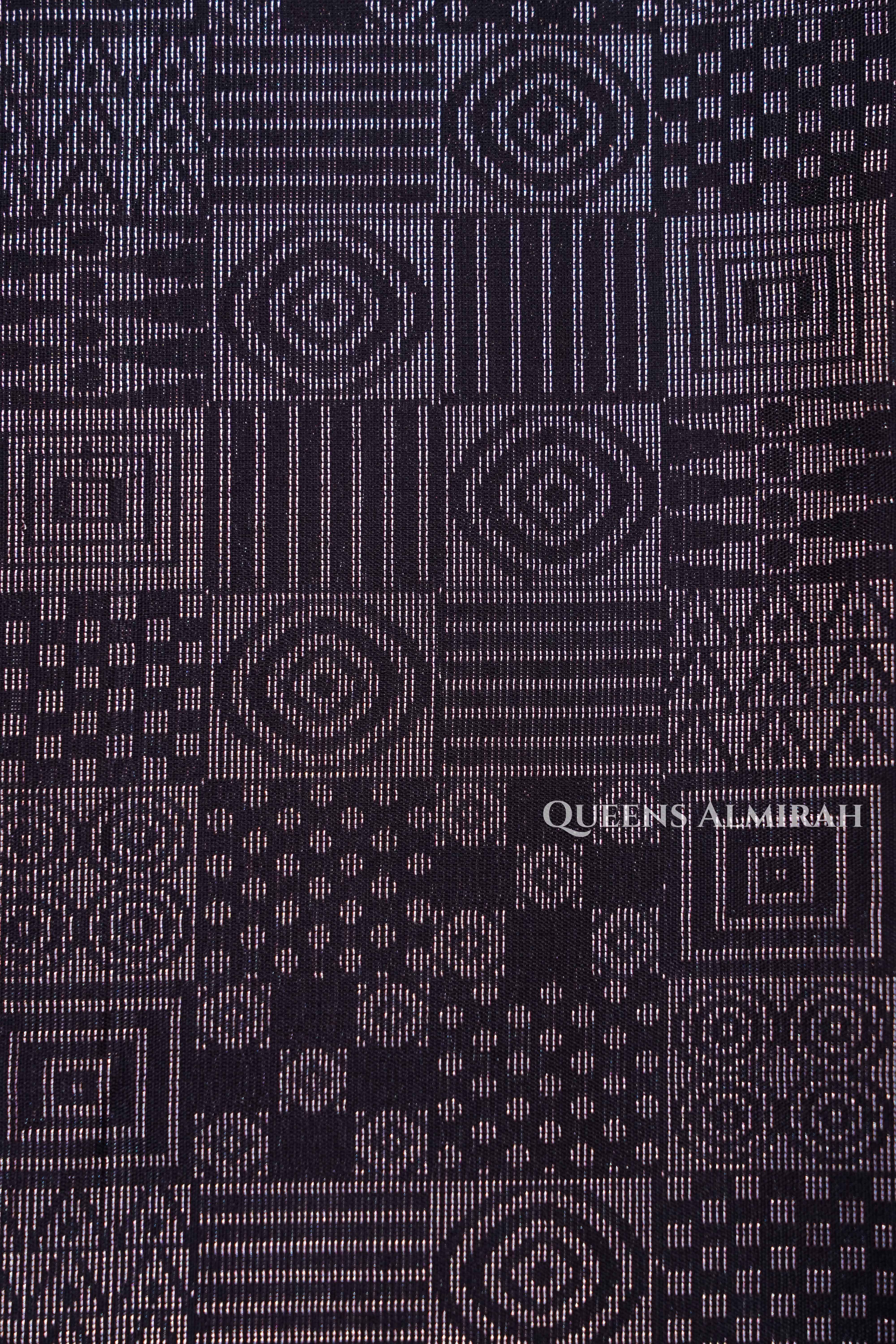 Copper Black Pure Soft Silk Saree